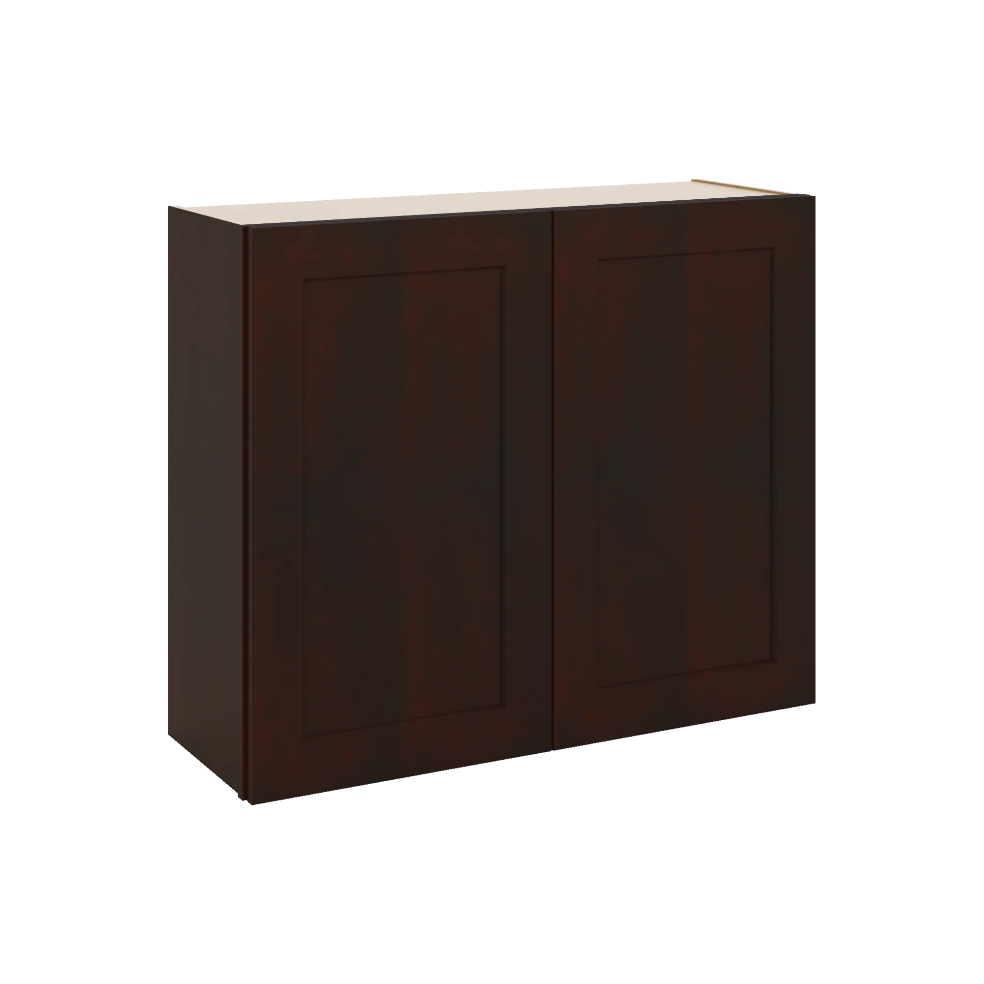J&K Java Coffee S1 Double Door Wall Cabinet - 36" W x 30" H