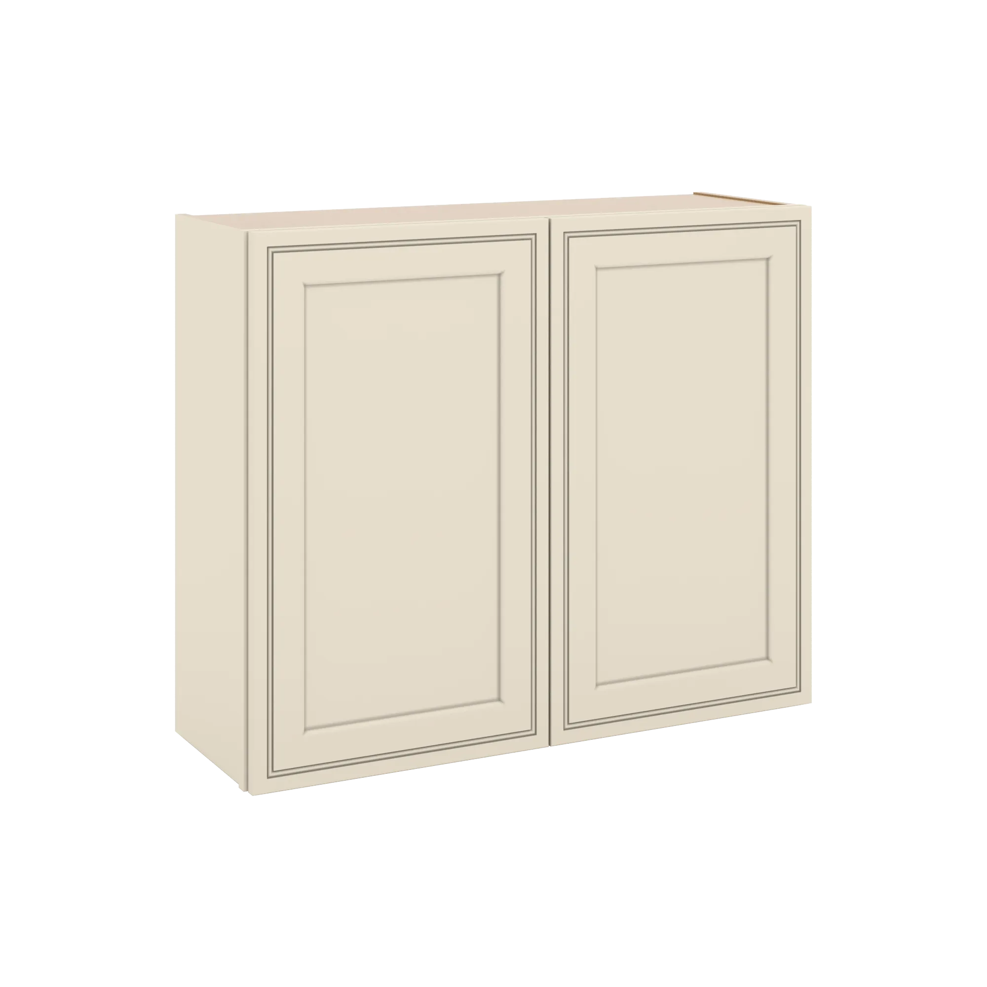 J&K Pearl Glazed H9 Double Door Wall Cabinet - 36" W x 30" H