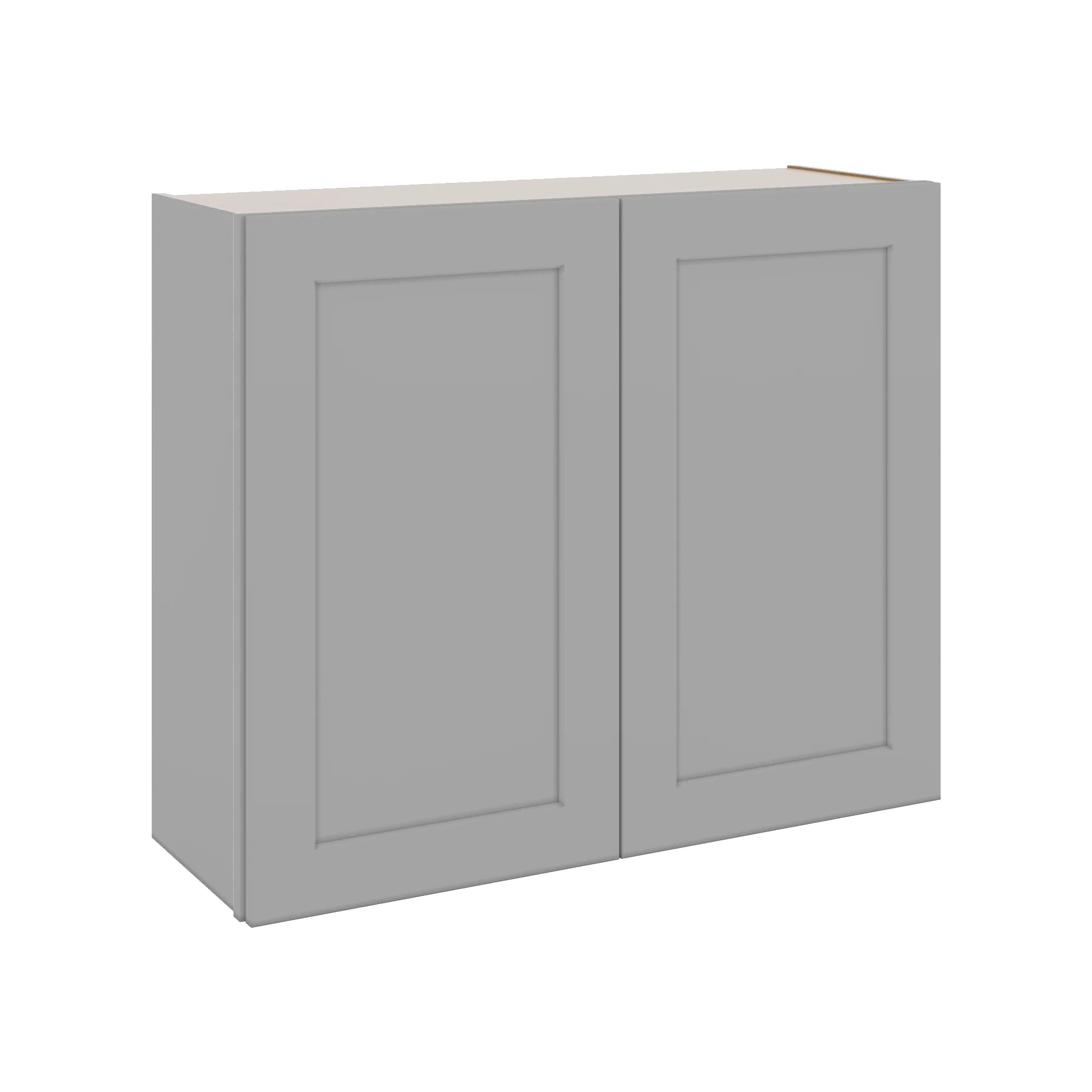 J&K Castle Grey S5 Double Door Wall Cabinet - 36" W x 30" H