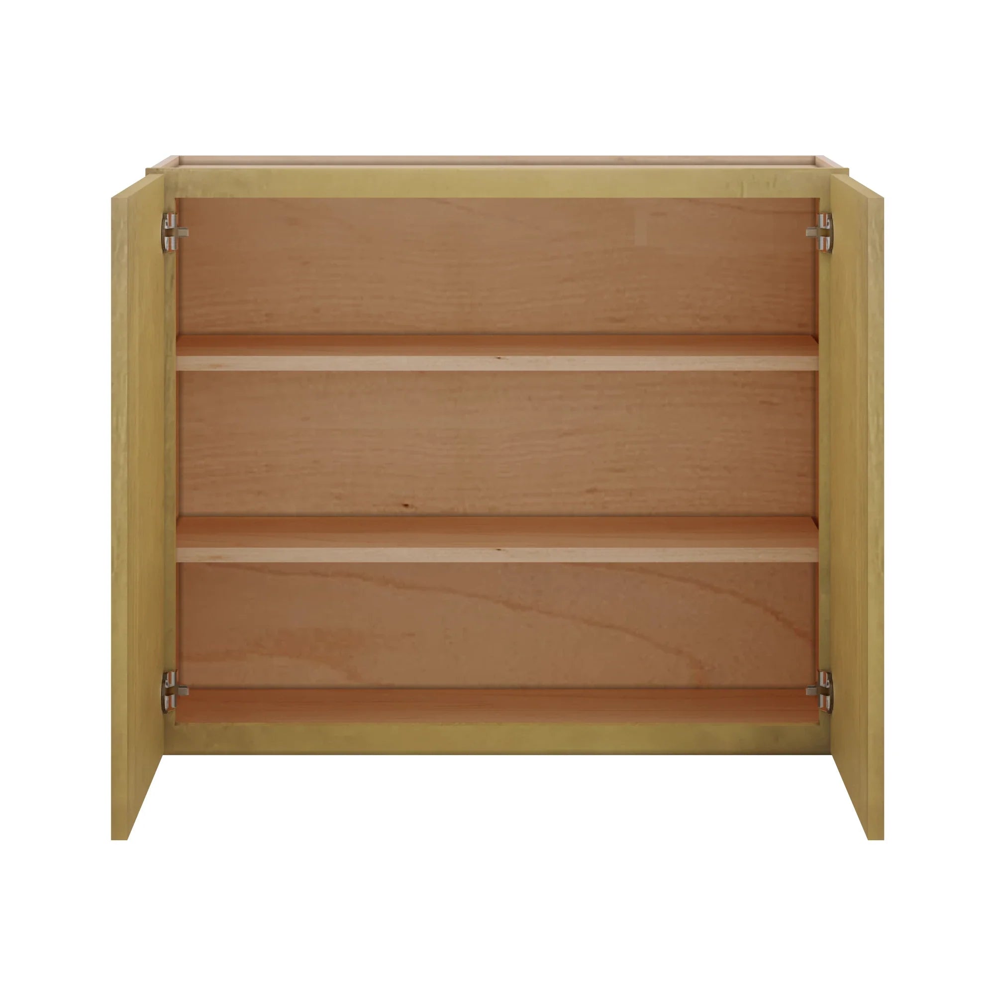 Modernform Cabinet Natural Shaker 36" W X 30" H X 12" D Double Door Wall Cabinet