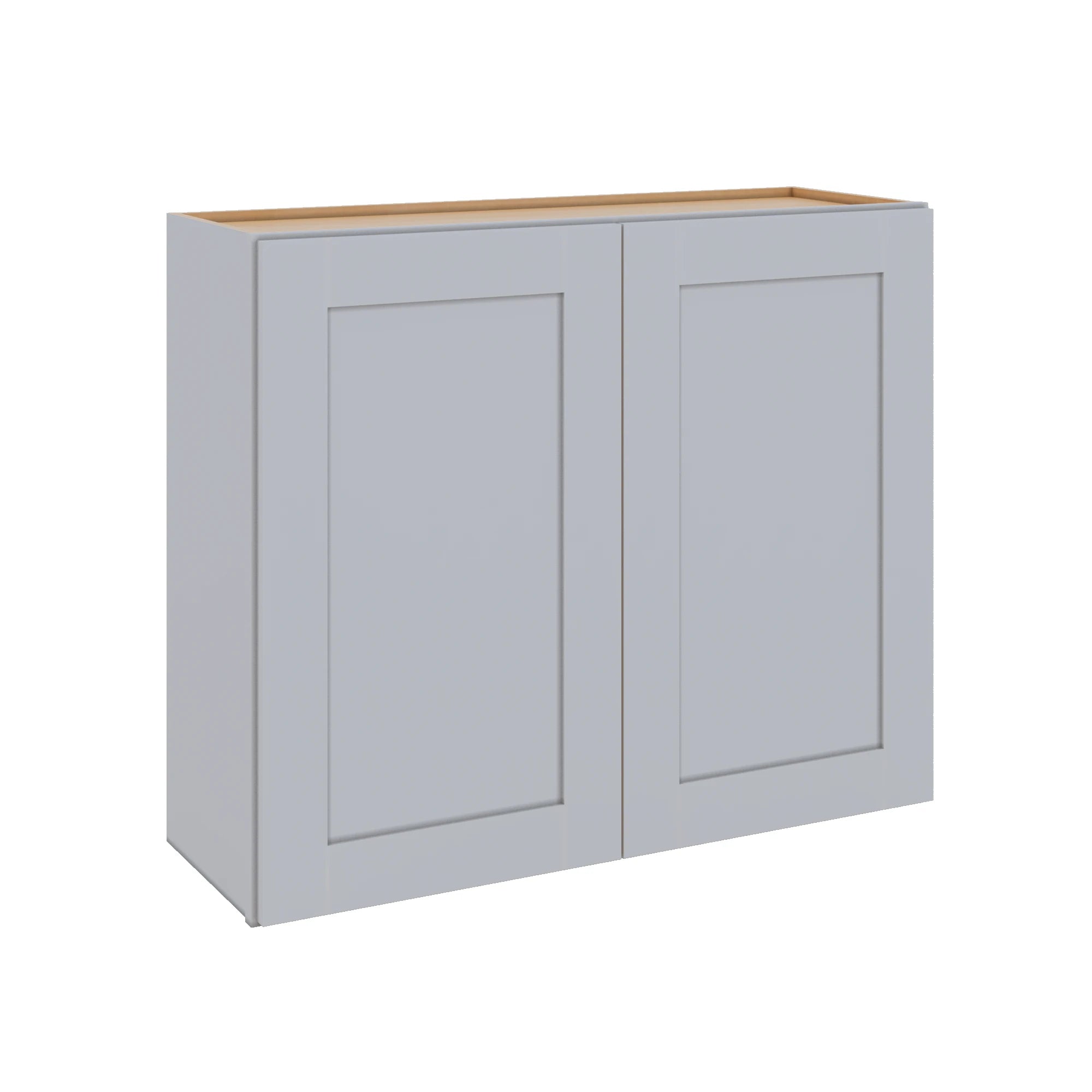 Modernform Cabinet Grey Shaker 36" W X 30" H X 12" D Double Door Wall Cabinet