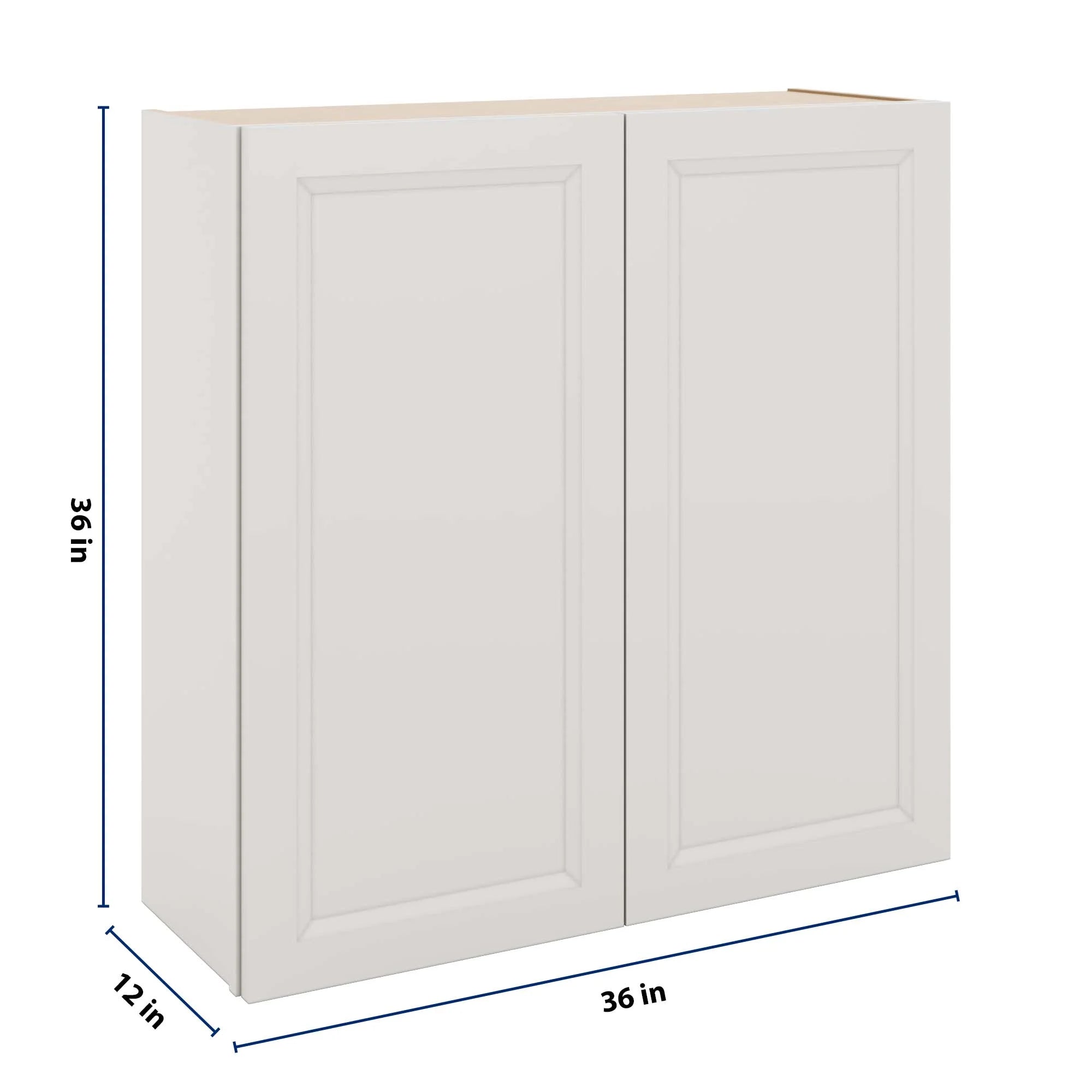 J&K Pure B5 Double Door Wall Cabinet - 36" W x 36" H