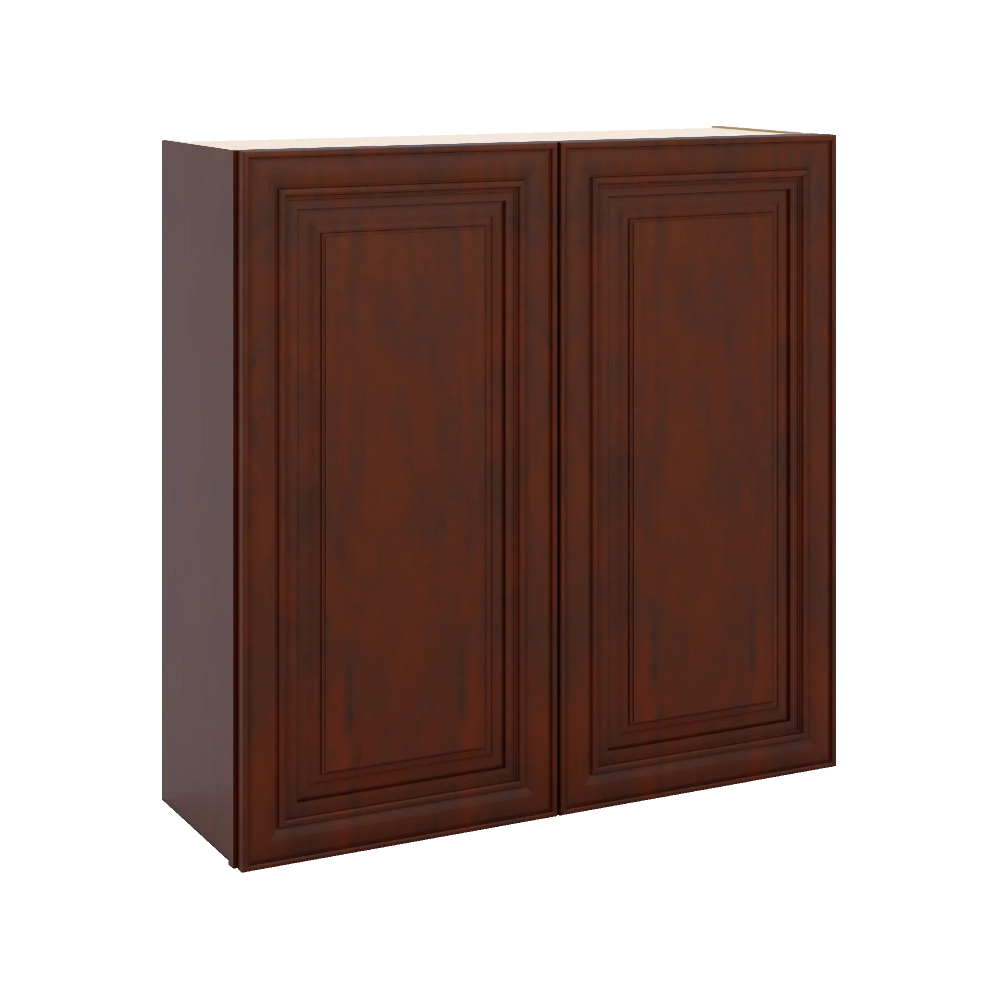 J&K Mahogany J5 Double Door Wall Cabinet - 36" W x 36" H