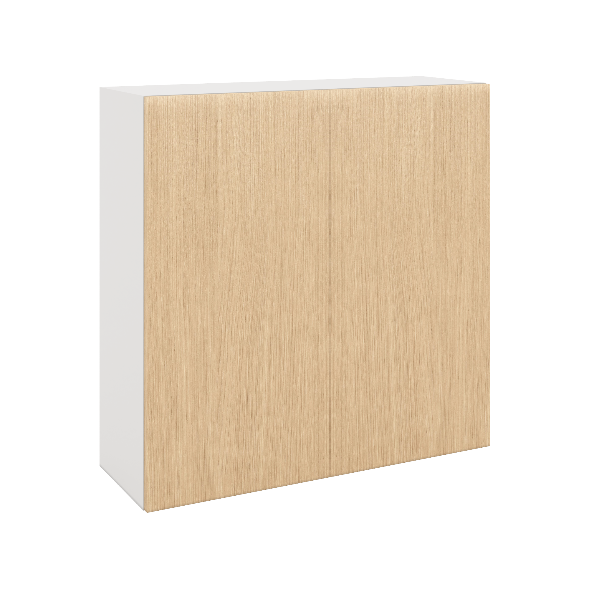 Modernform Cabinet Natural Oak 36" W X 36" H X 12" D Double Door Wall Cabinet