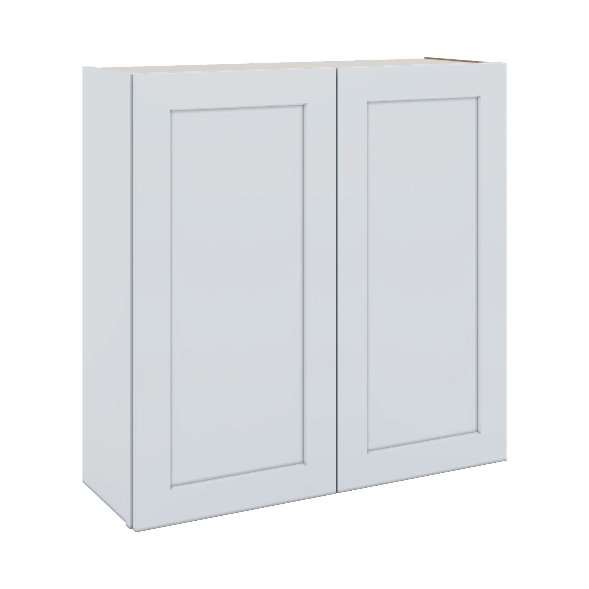 J&K White Shaker S8 Double Door Wall Cabinet - 36" W x 36" H