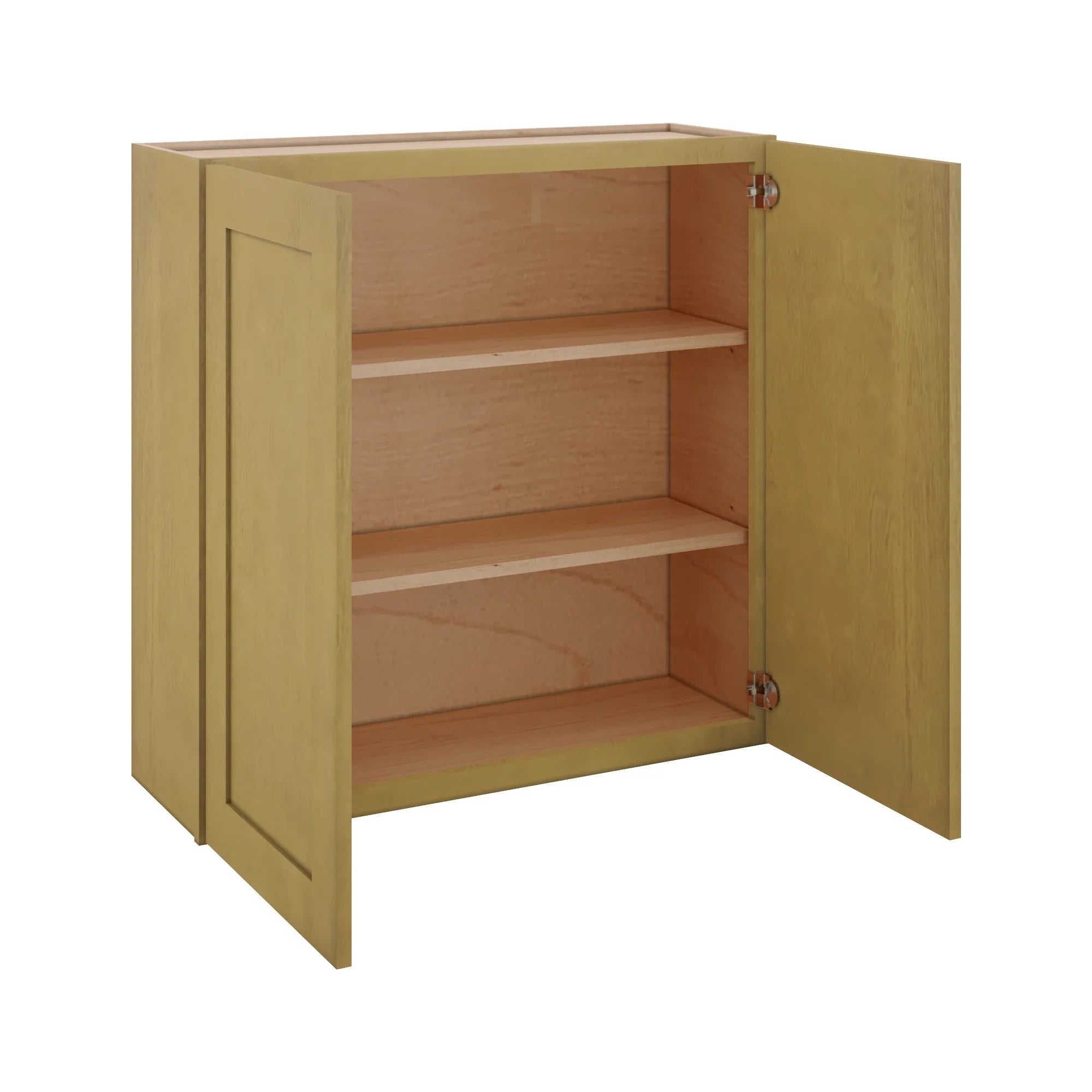 Modernform Cabinet Natural Shaker 36" W X 36" H X 12" D Double Door Wall Cabinet