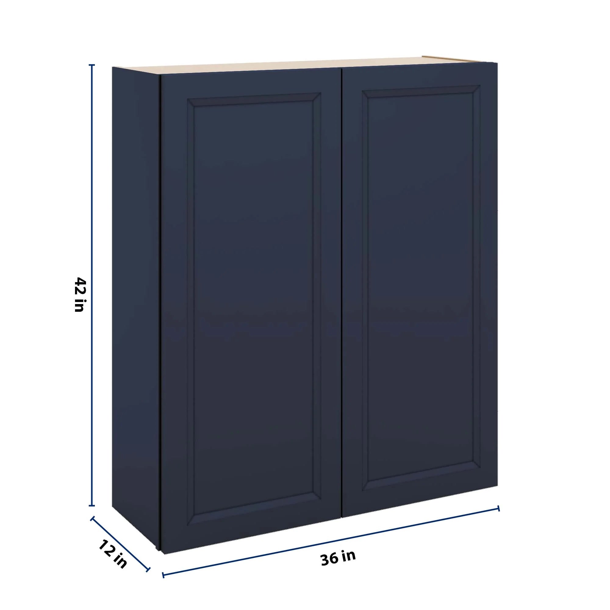 J&K Naval B7 Double Door Wall Cabinet - 36" W x 42" H