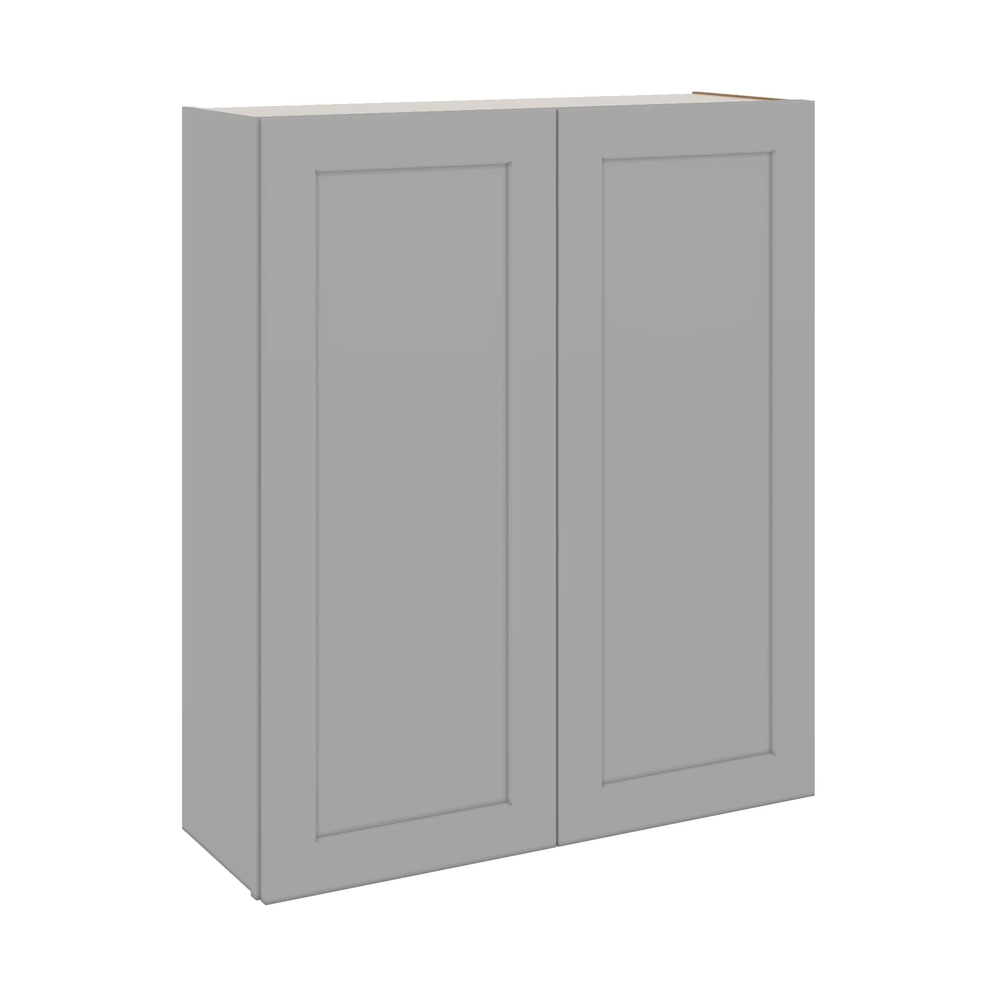 J&K Castle Grey S5 Double Door Wall Cabinet - 36" W x 42" H