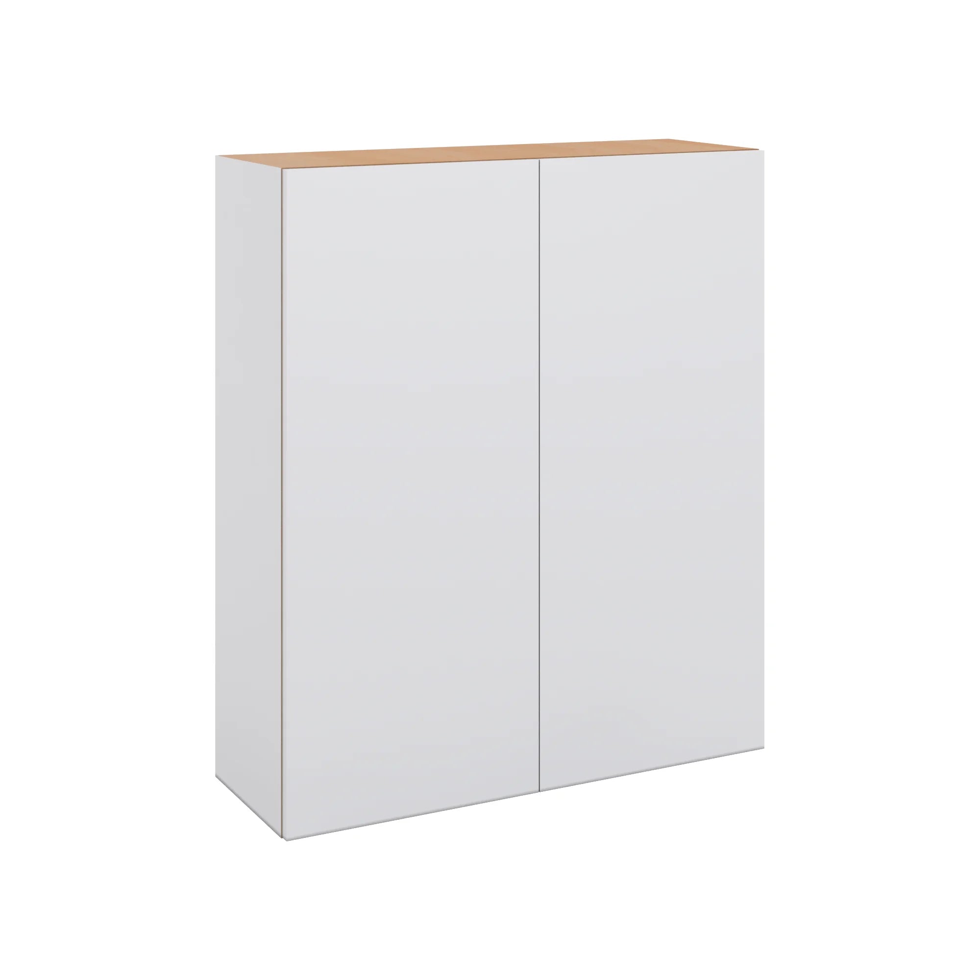 Modernform Cabinet Matte White 36" W X 42" H X 12" D Double Door Wall Cabinet