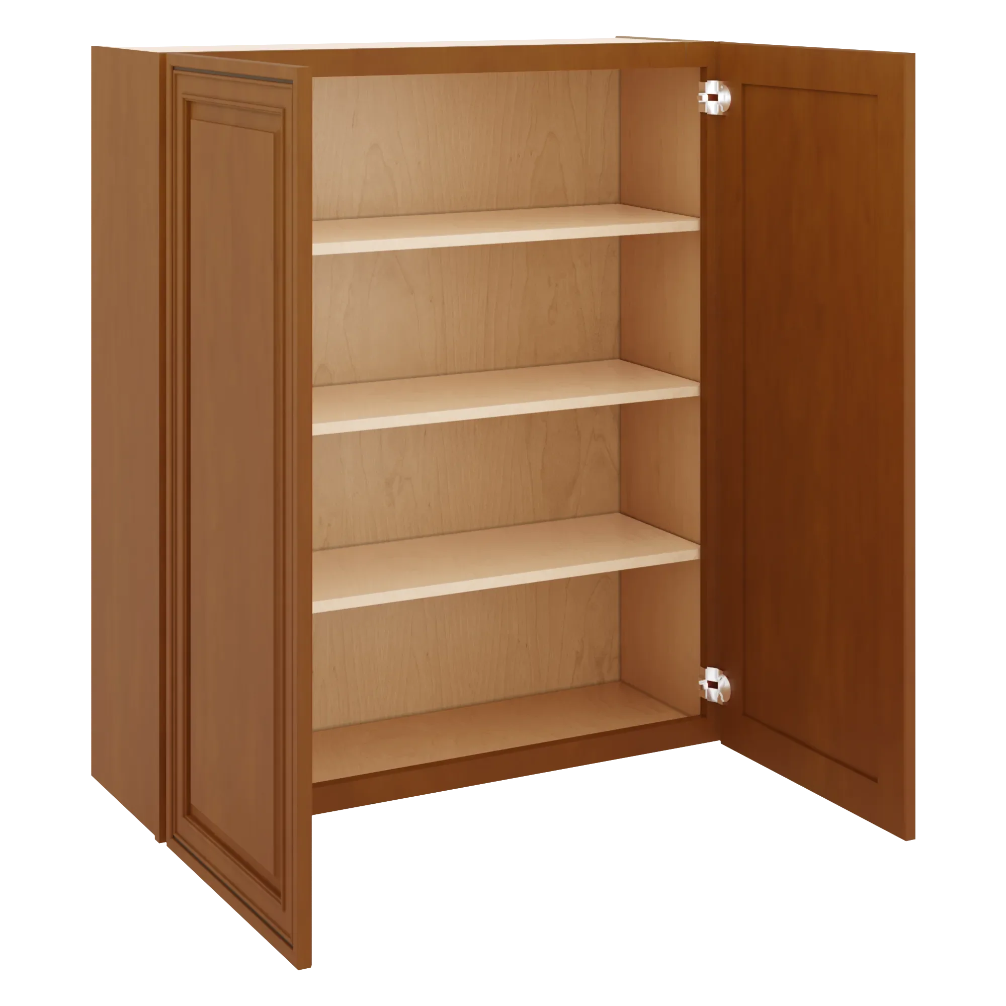 j k mocha glazed k10 double door wall cabinet 36 w x 42 h