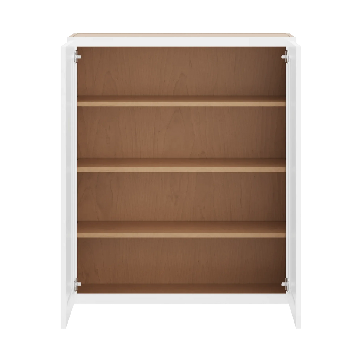 cnc luxor white 36 w x 42 h double door wall cabinet