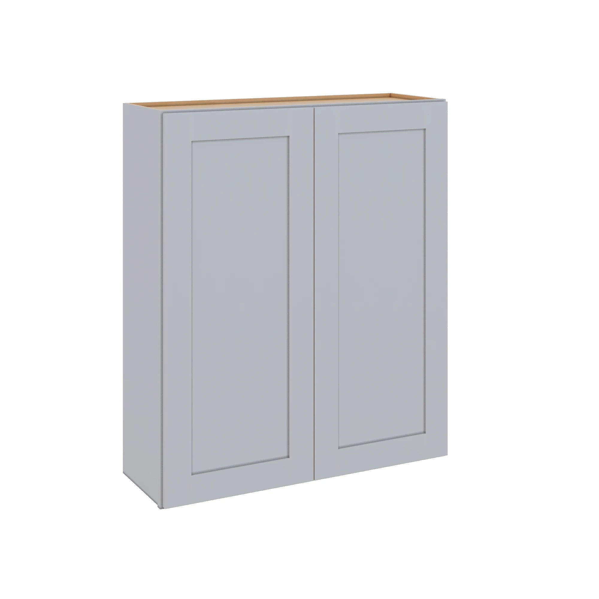 Modernform Cabinet Grey Shaker 36" W X 42" H X 12" D Double Door Wall Cabinet