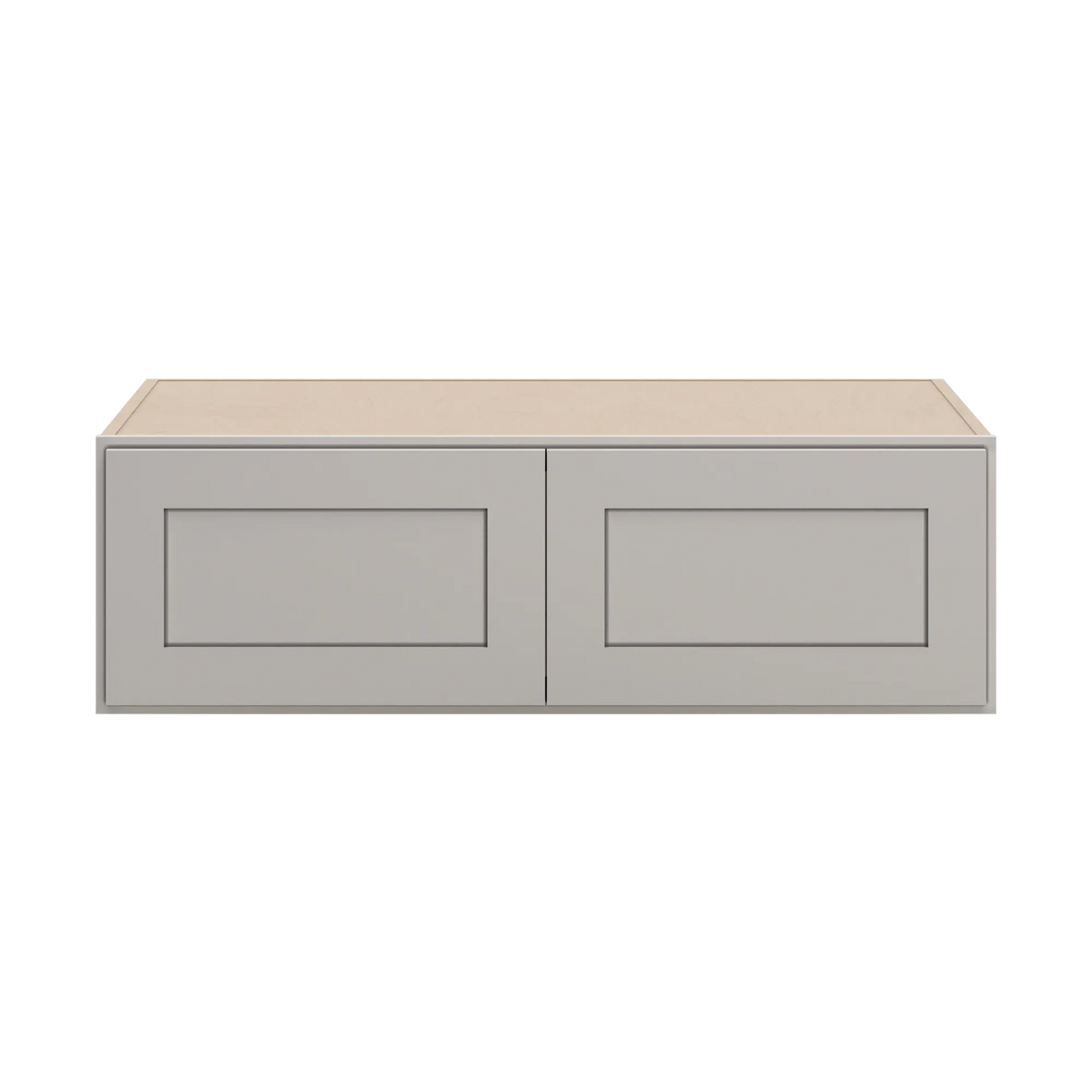 cnc luxor 5 piece misty grey 39 w x 12 h x 24 d double door wall cabinet