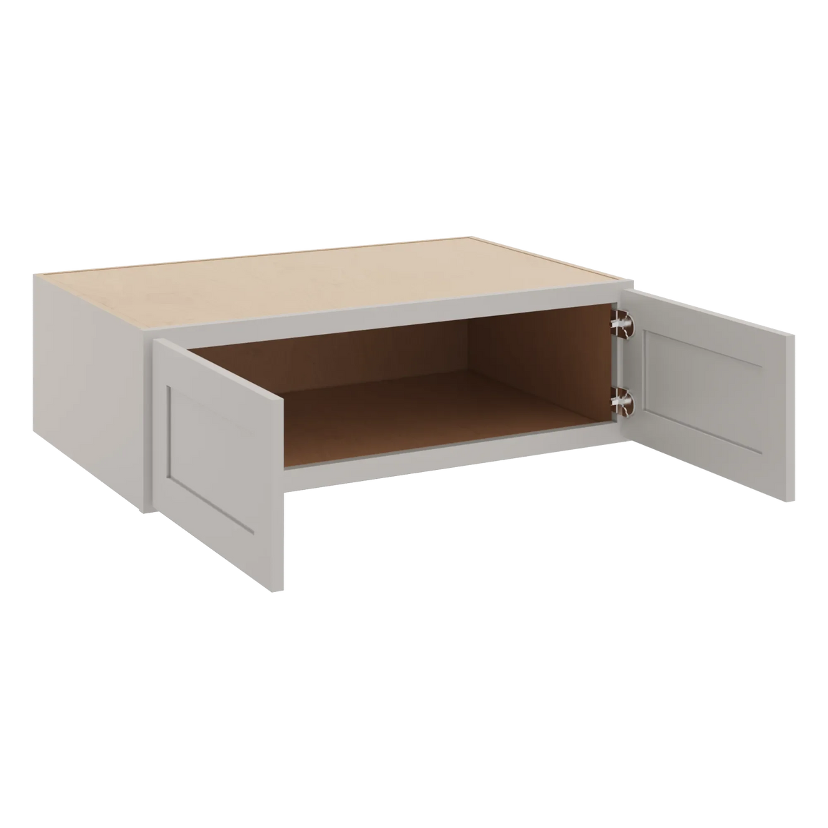 cnc luxor 5 piece misty grey 39 w x 12 h x 24 d double door wall cabinet