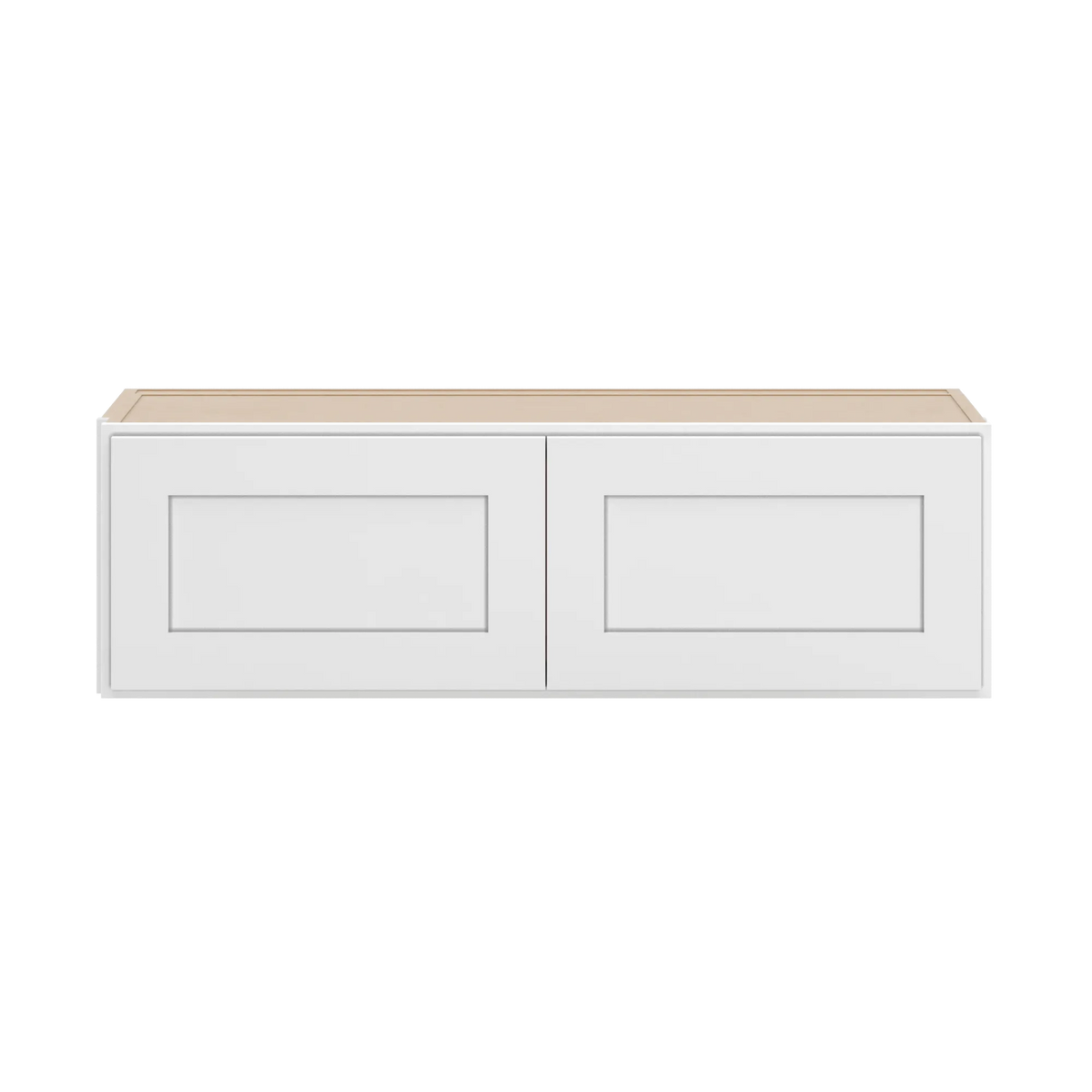 cnc luxor white 39 w x 12 h double door wall cabinet
