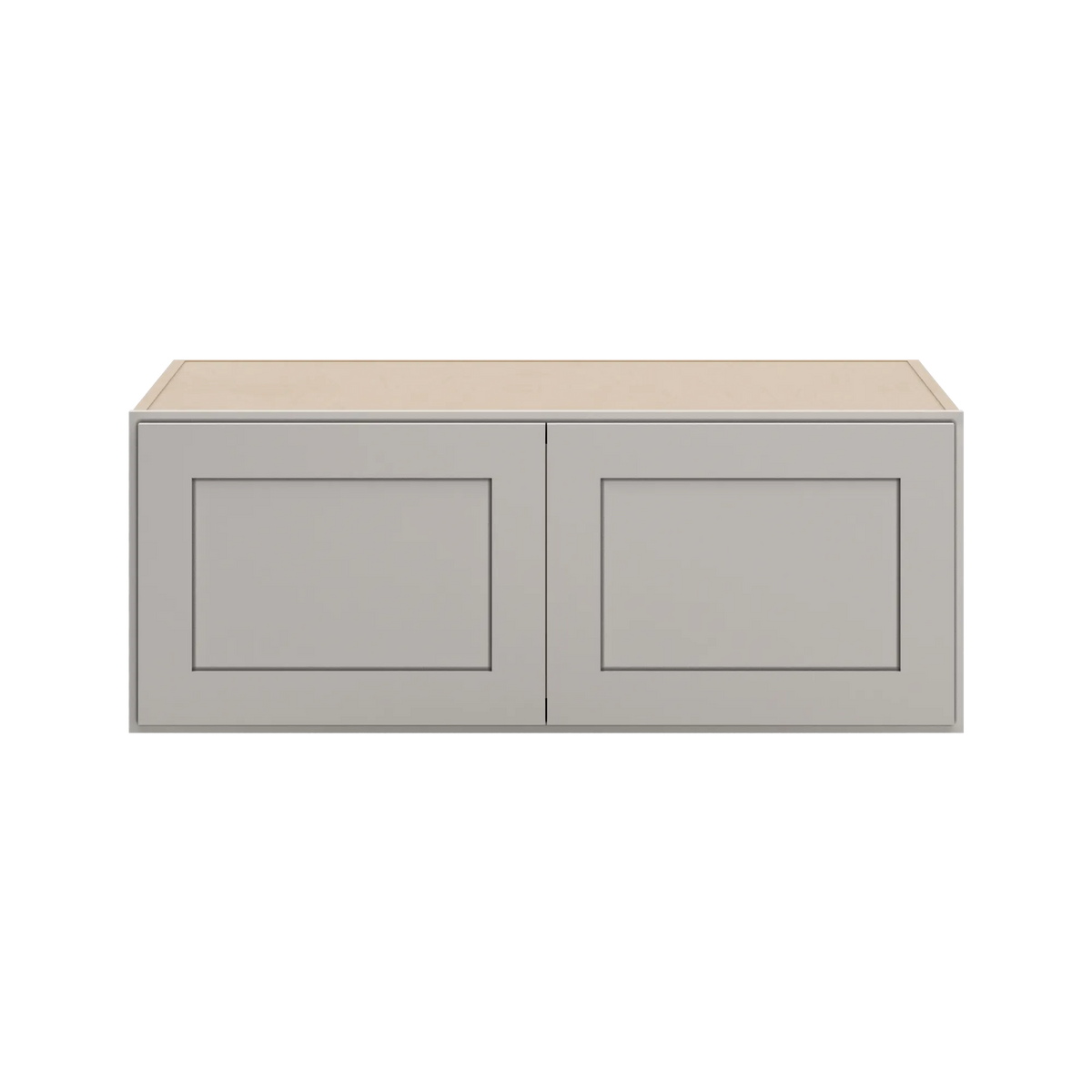 cnc luxor 5 piece misty grey 39 w x 15 h x 24 d double door wall cabinet
