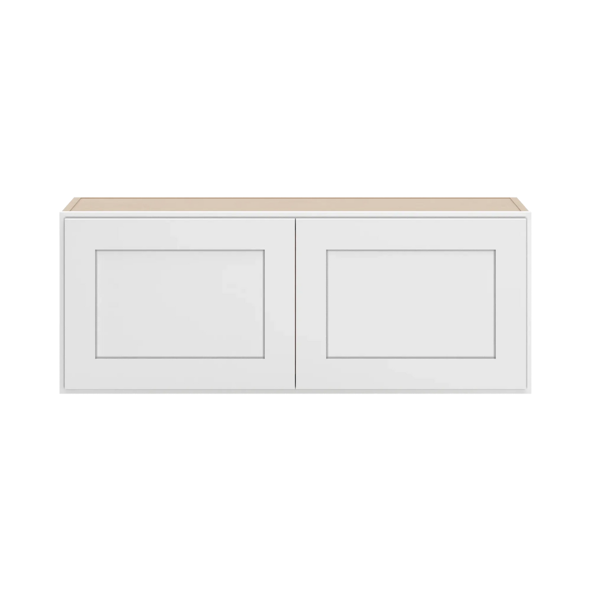 cnc luxor white 39 w x 15 h double door wall cabinet