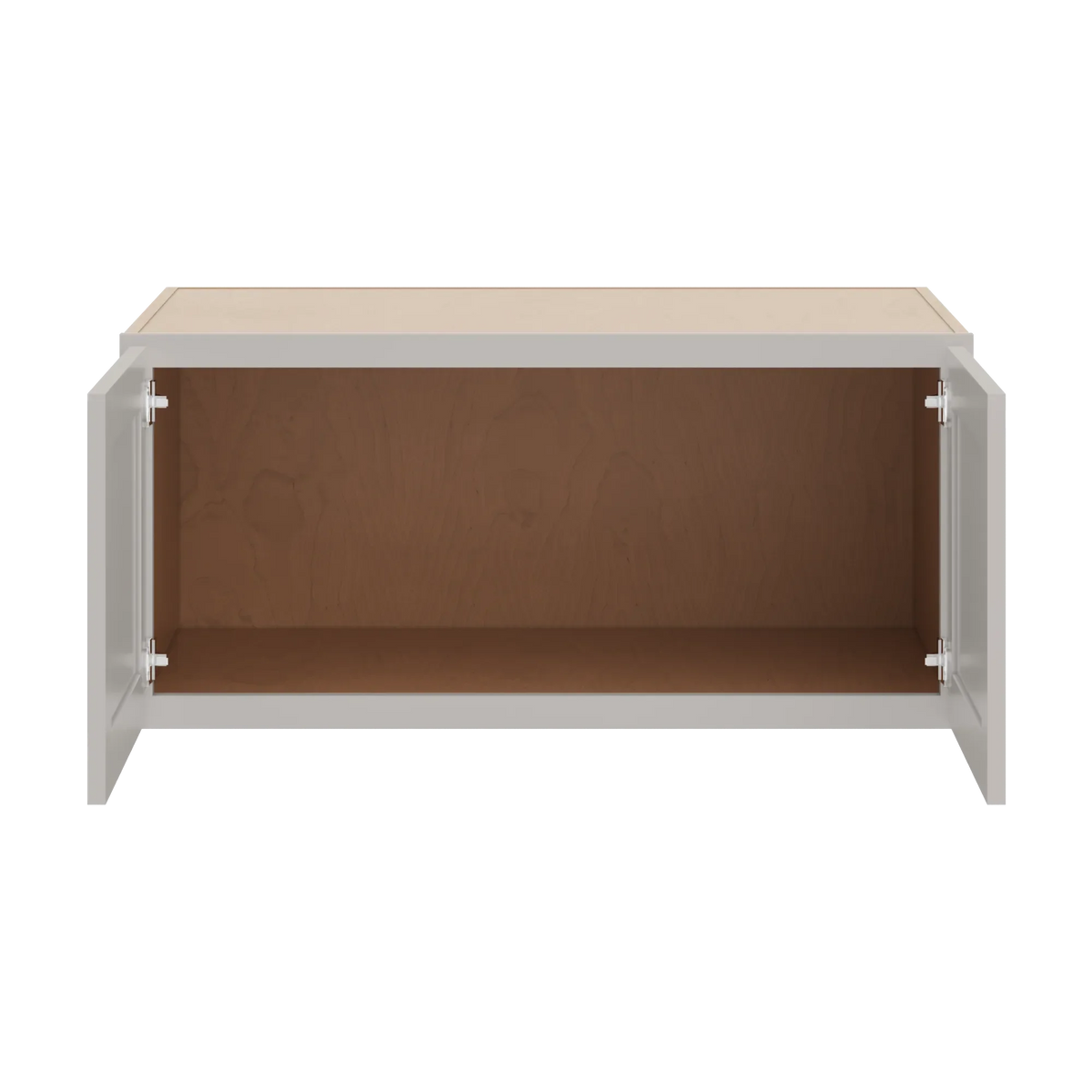 cnc luxor misty grey 39 w x 18 h x 24 d double door wall cabinet