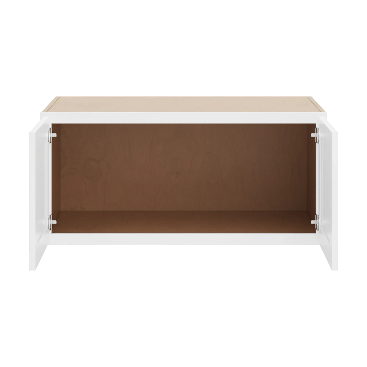 cnc luxor white 39 w x 18 h x 24 d double door wall cabinet