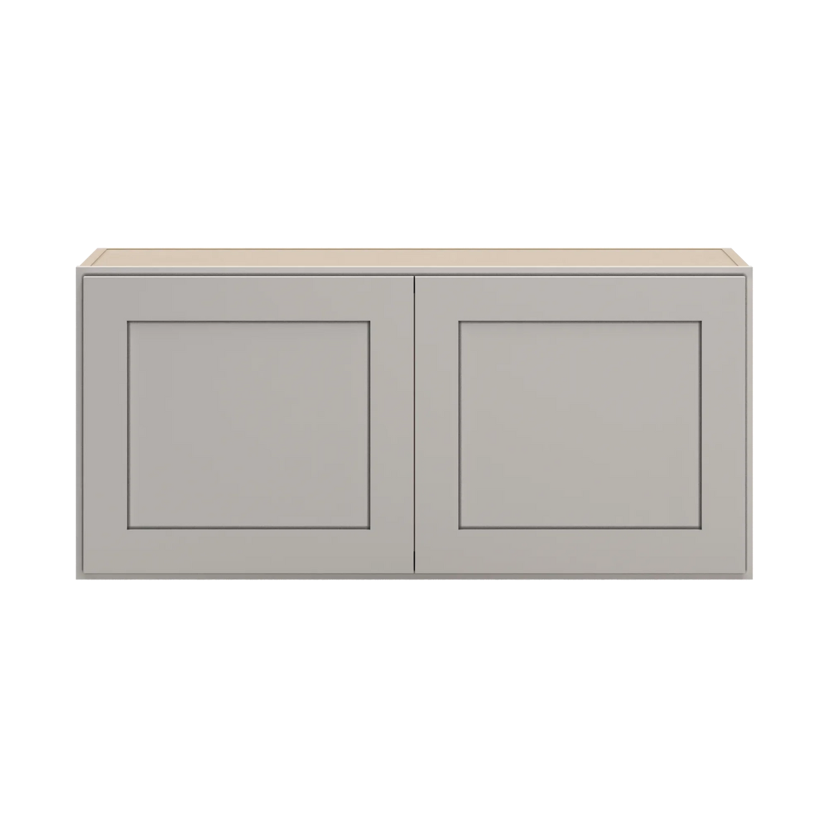 cnc luxor 5 piece misty grey 39 w x 18 h double door wall cabinet