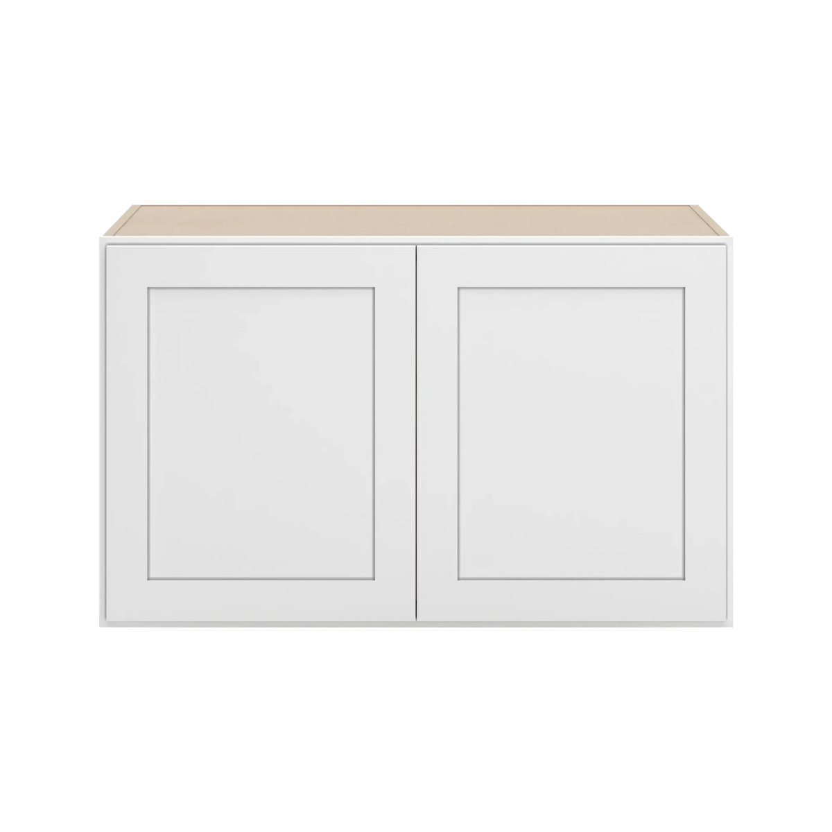 cnc luxor white 39 w x 24 h x 24 d double door wall cabinet