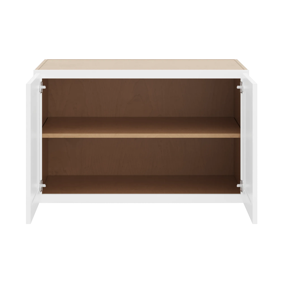 cnc luxor white 39 w x 24 h x 24 d double door wall cabinet