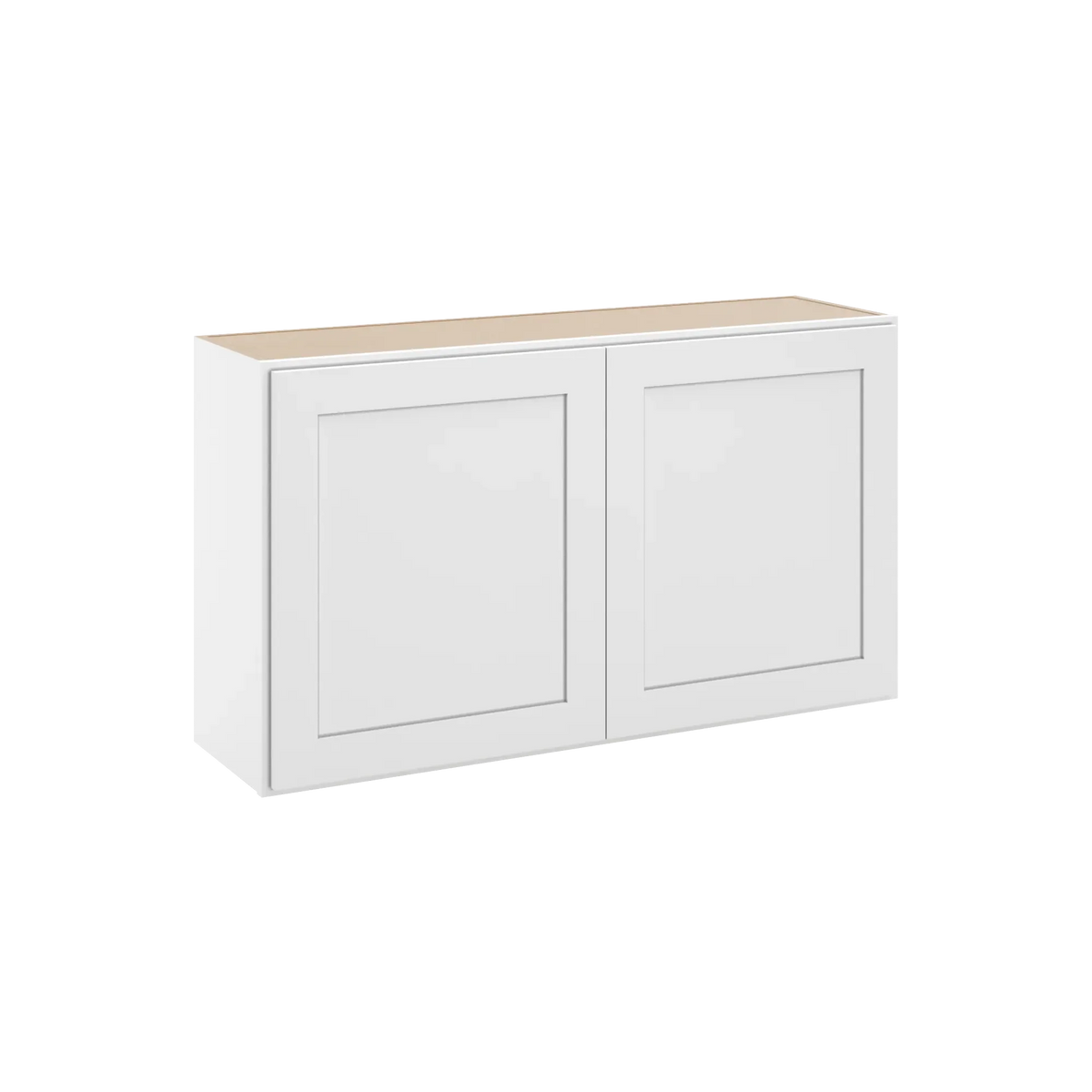 cnc luxor white 42 w x 24 h double door wall cabinet