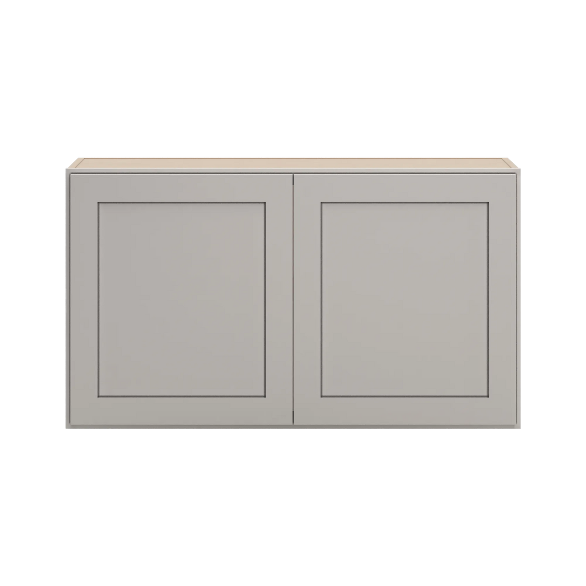 cnc luxor misty grey 42 w x 24 h double door wall cabinet