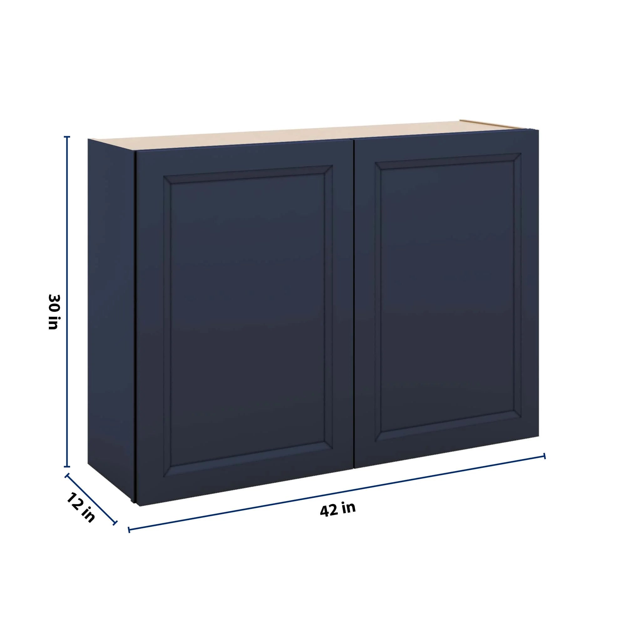 J&K Naval B7 Double Door Wall Cabinet - 42" W x 30" H