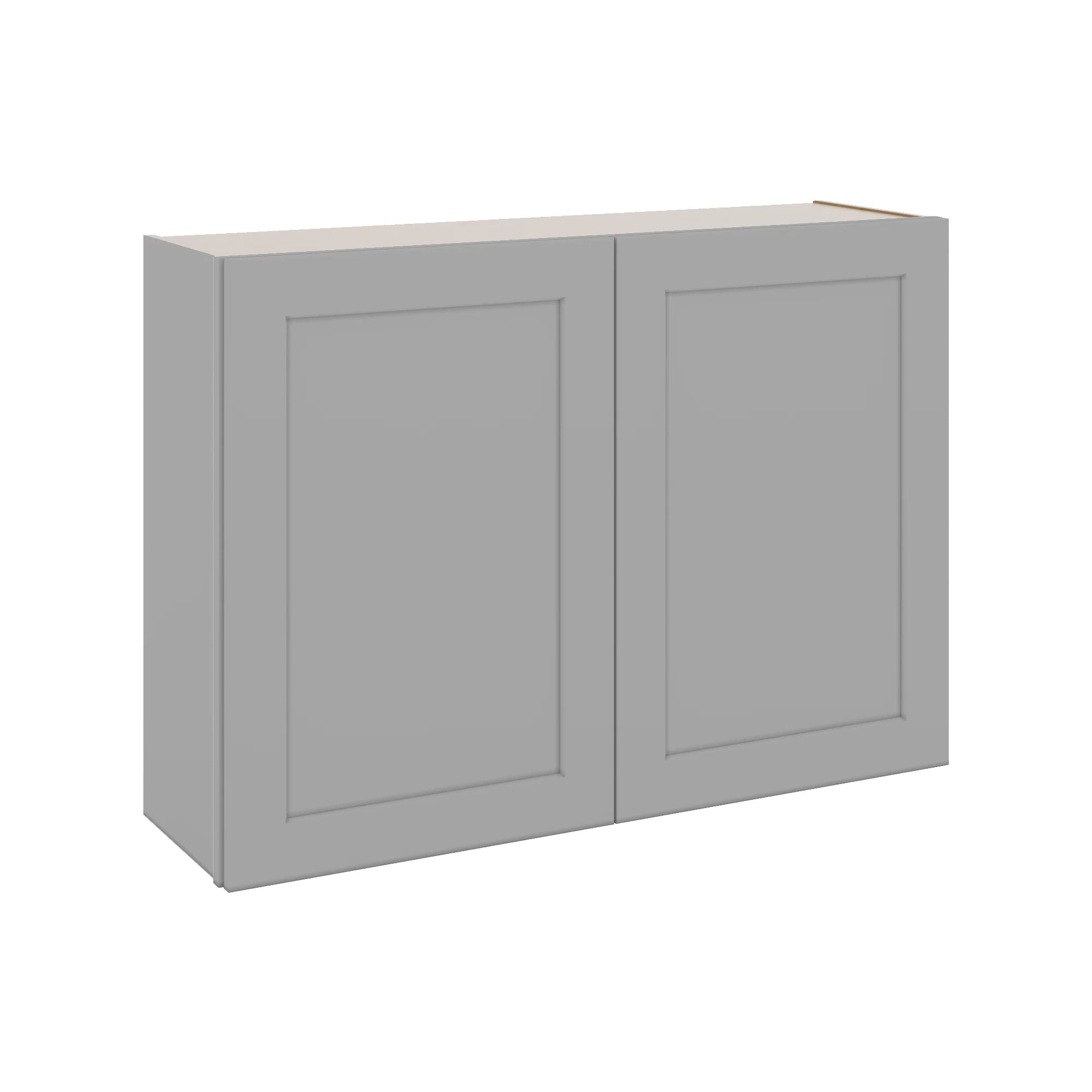 J&K Castle Grey S5 Double Door Wall Cabinet - 42" W x 30" H