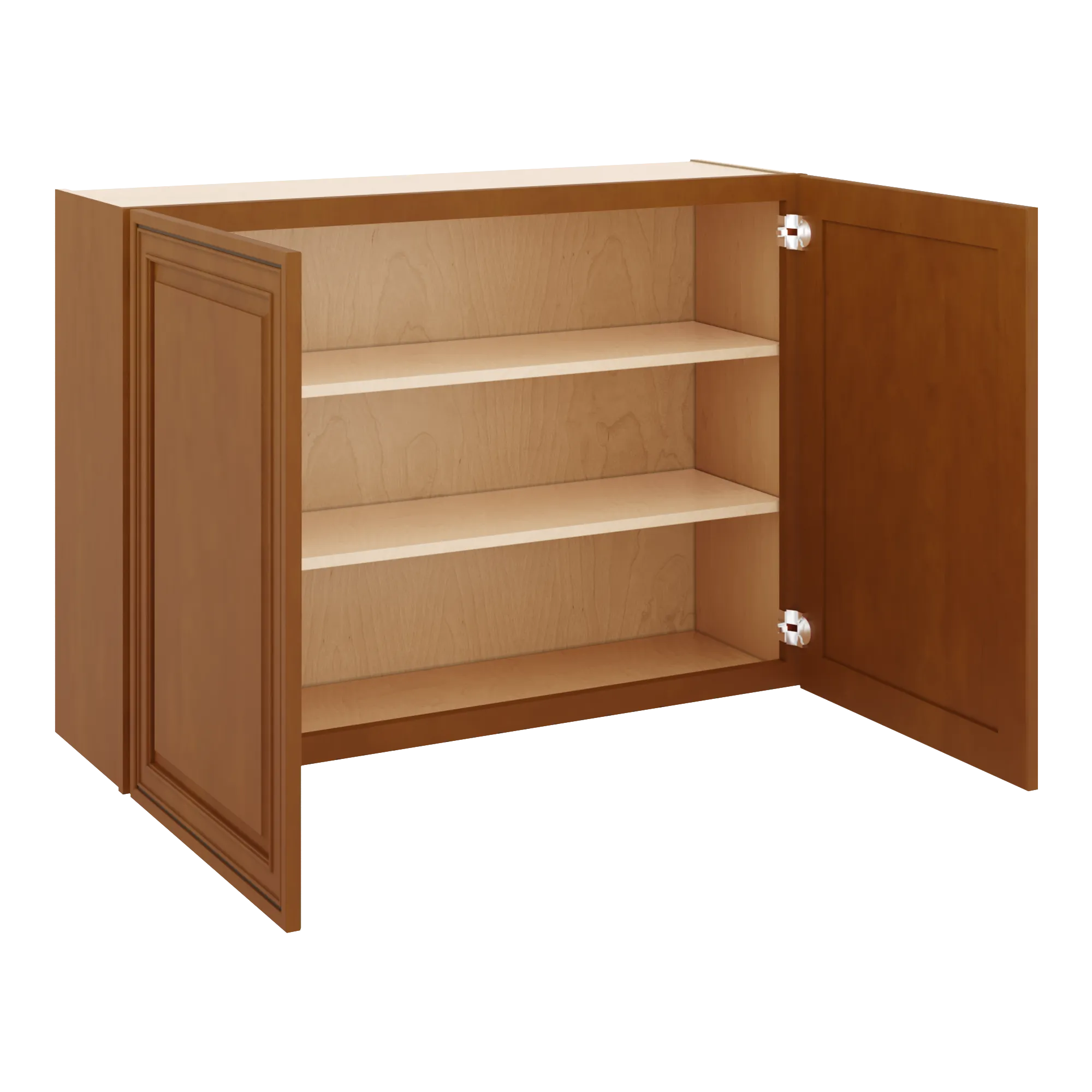 j k mocha glazed k10 double door wall cabinet 42 w x 30 h