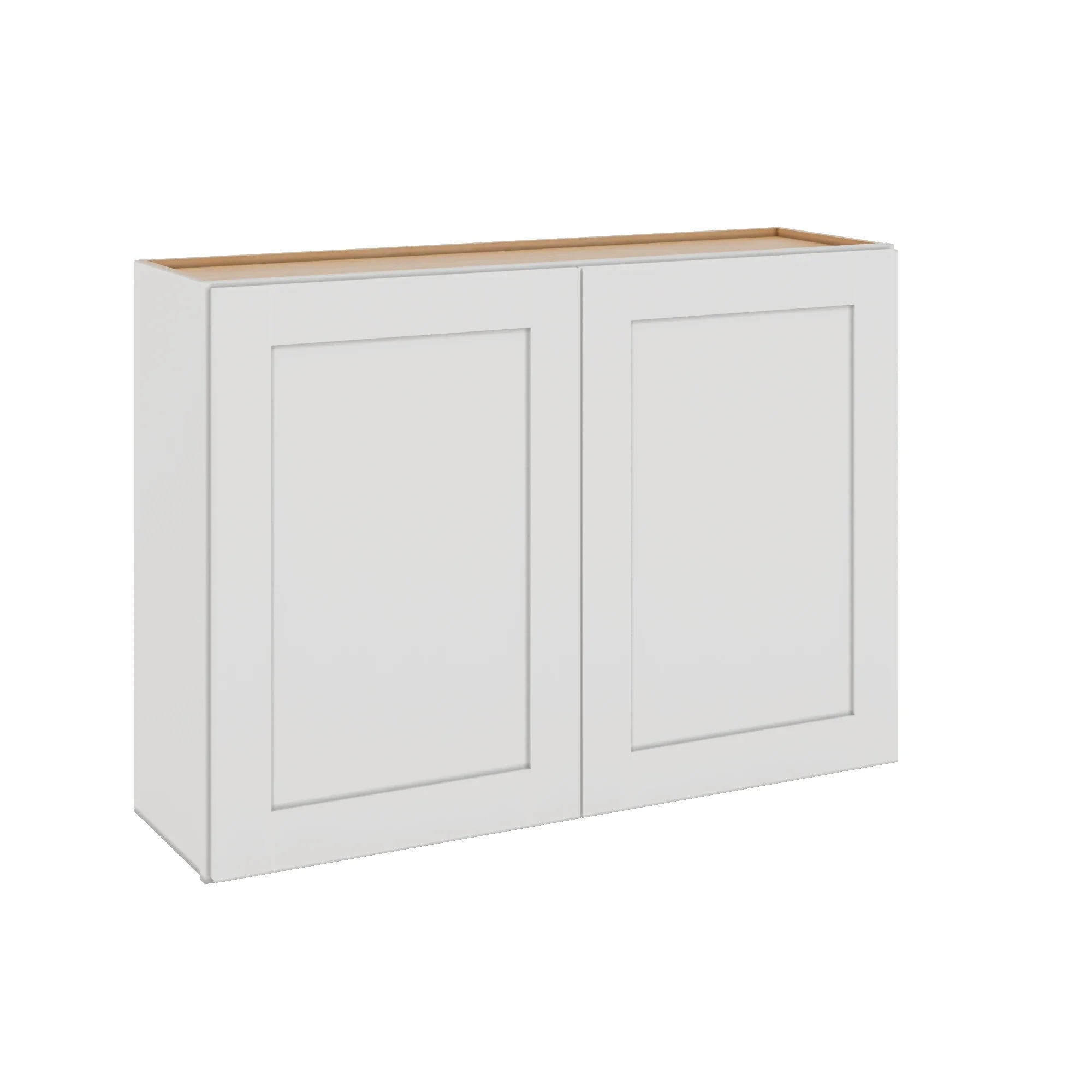 Modernform Cabinet White Shaker 42" W X 30" H X 12" D Double Door Wall Cabinet