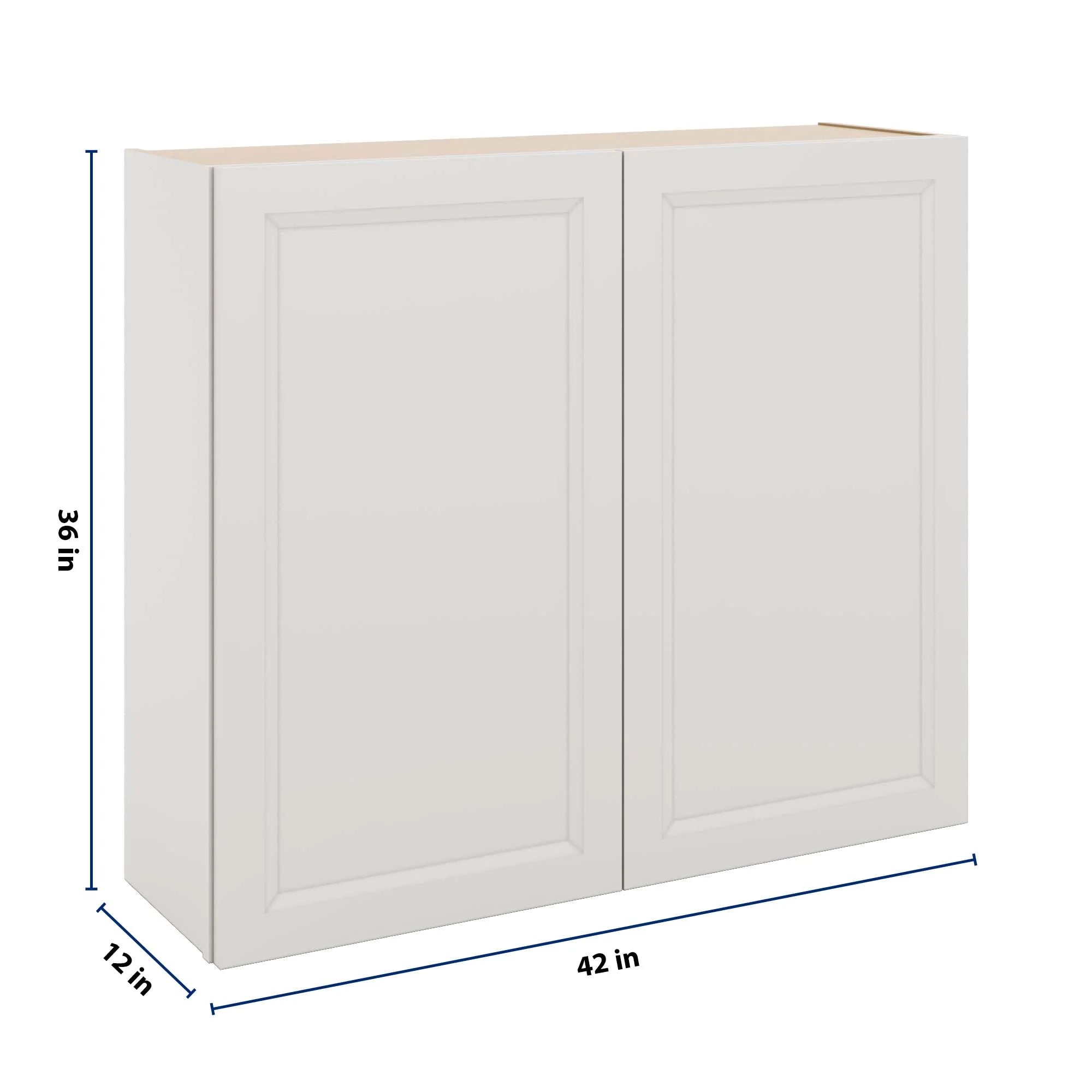 J&K Pure B5 Double Door Wall Cabinet - 42" W x 36" H
