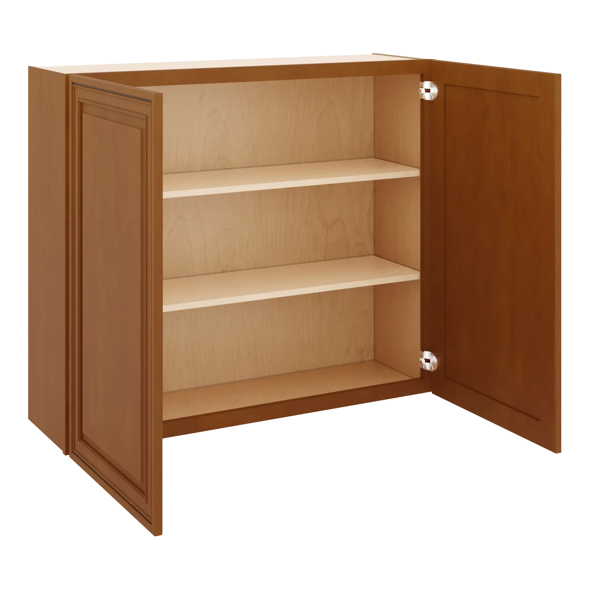 j k mocha glazed k10 double door wall cabinet 42 w x 36 h