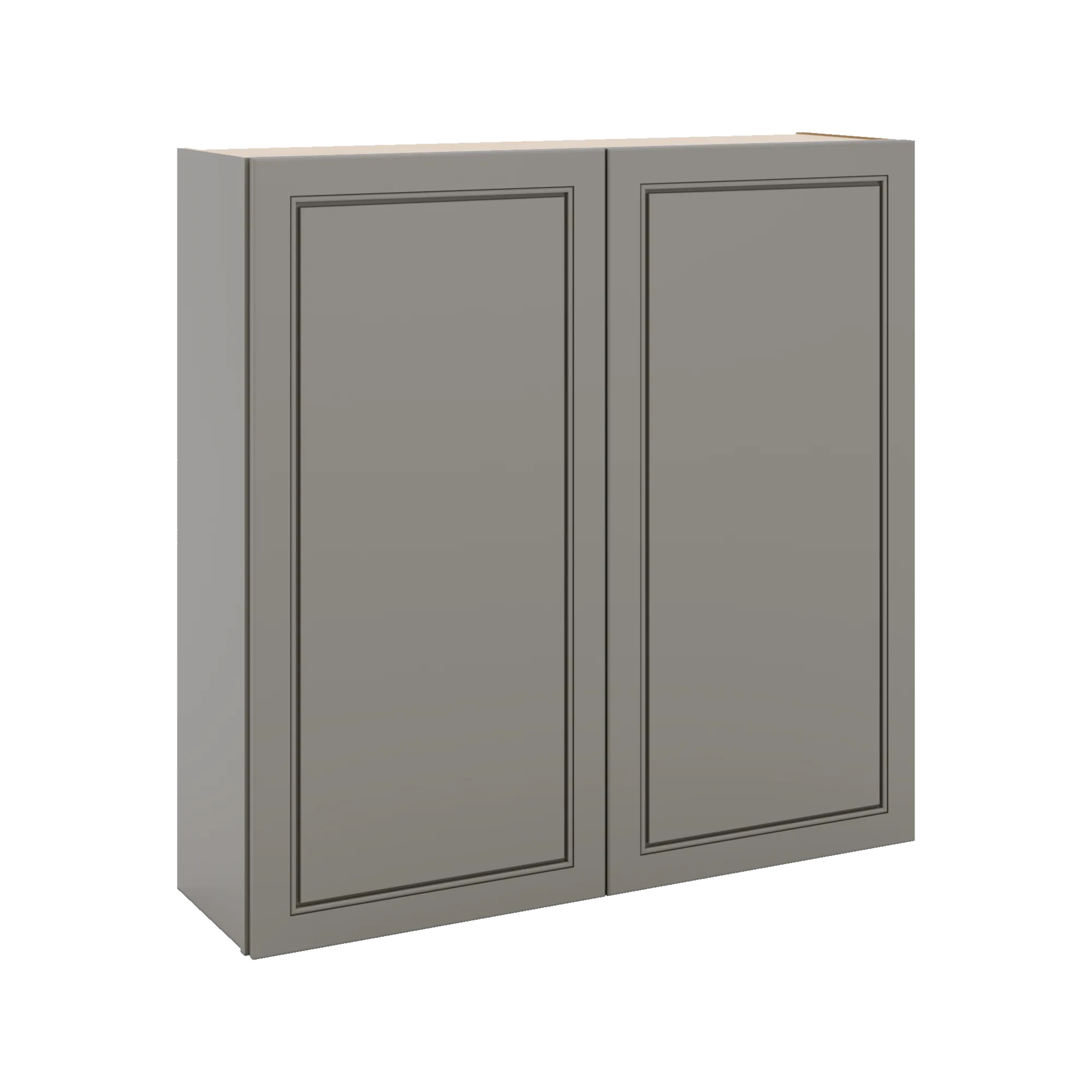 J&K Greige K3 Double Door Wall Cabinet - 42" W x 42" H