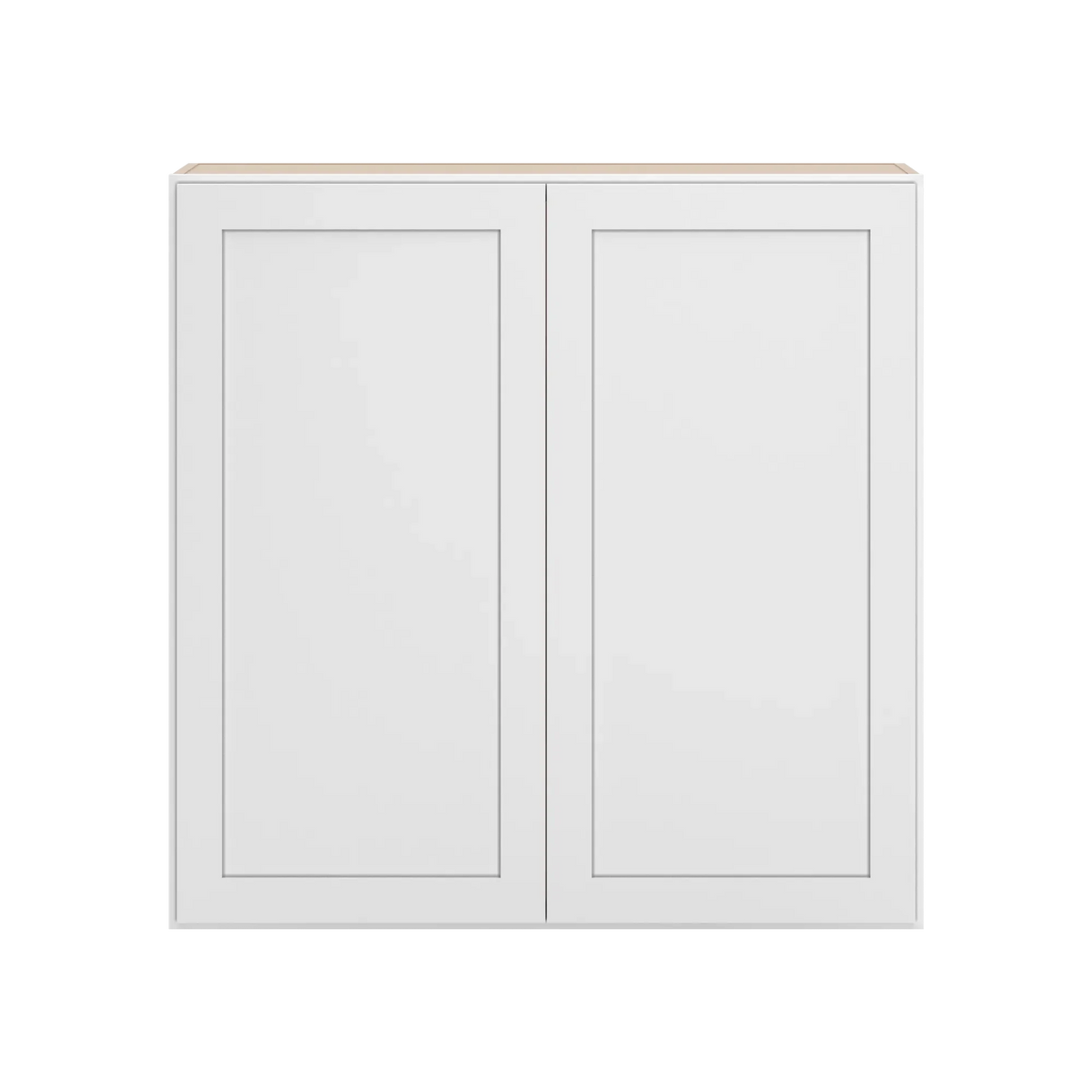 cnc luxor white 42 w x 42 h double door wall cabinet