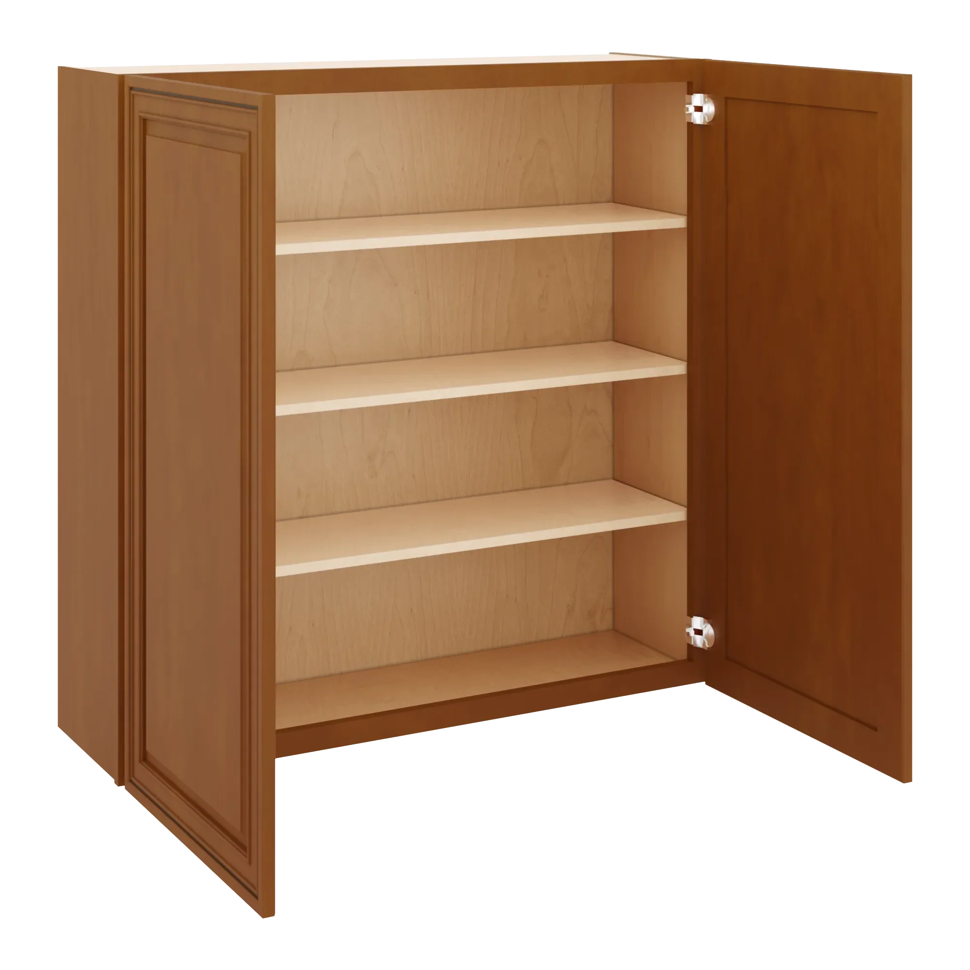 j k mocha glazed k10 double door wall cabinet 42 w x 42 h
