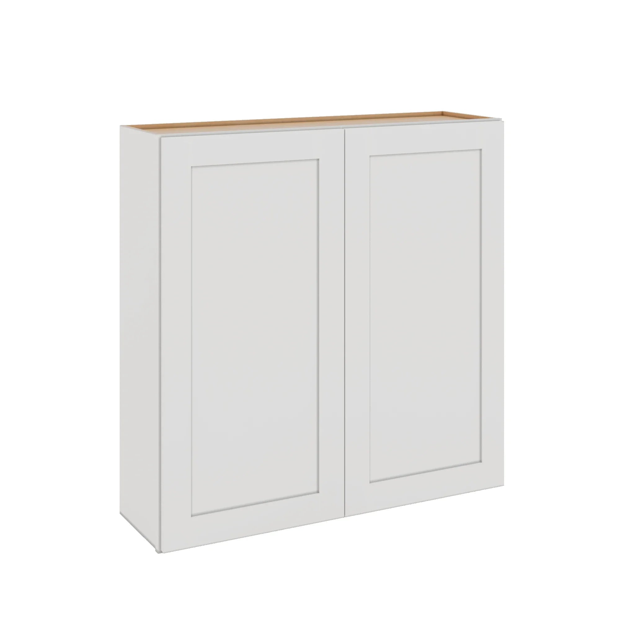 Modernform Cabinet White Shaker 42" W X 42" H X 12" D Double Door Wall Cabinet