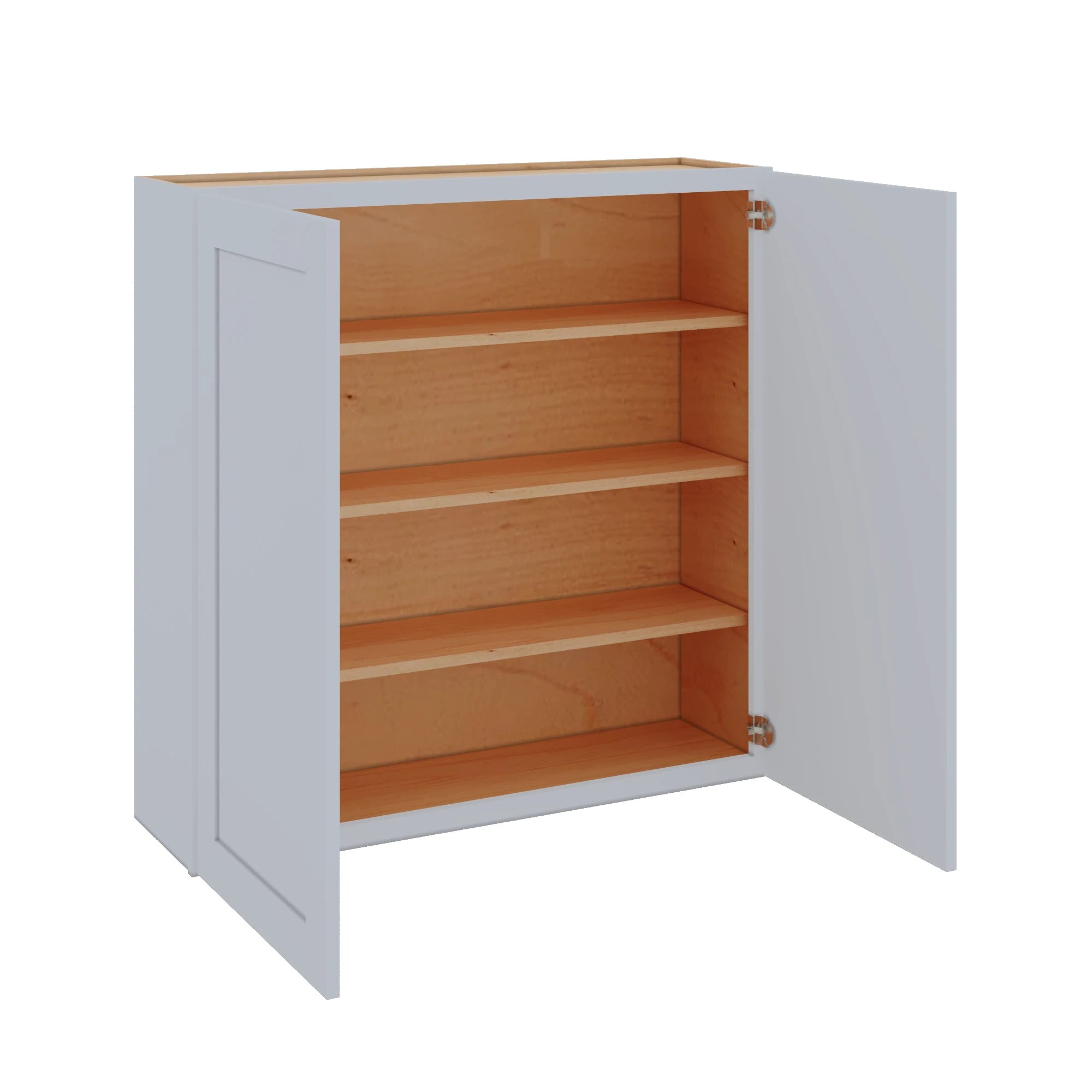 Modernform Cabinet Grey Shaker 42" W X 42" H X 12" D Double Door Wall Cabinet