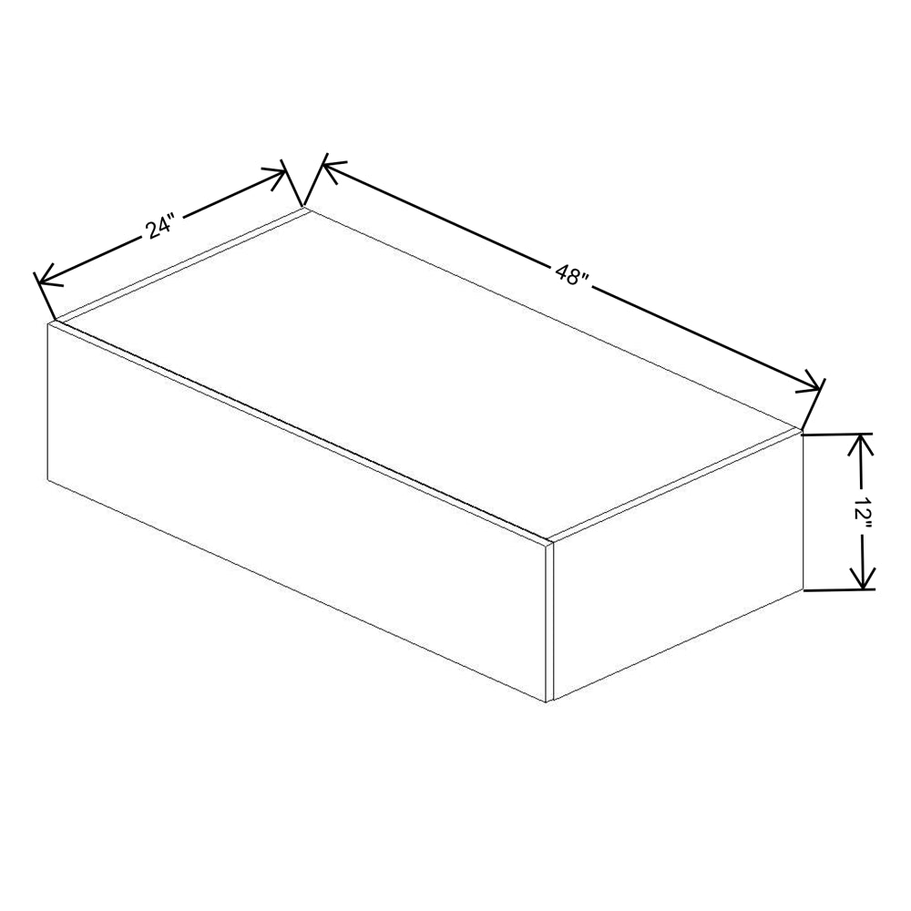 Fabuwood Illume Tuscany Olmo 3 12" High Lift Up Wall