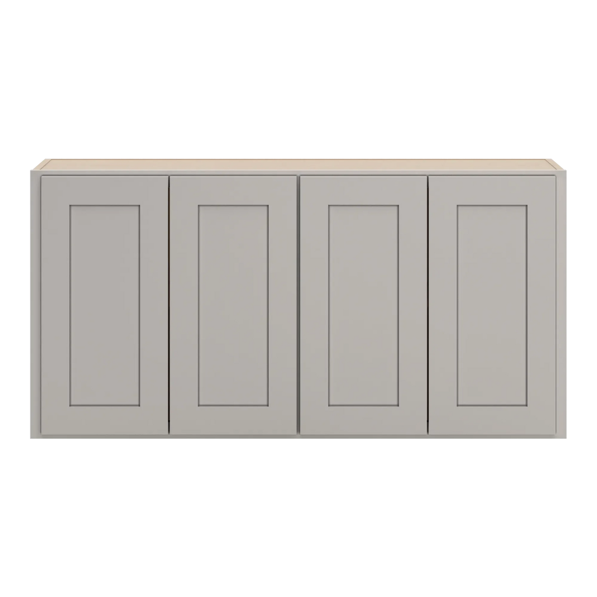 cnc luxor 5 piece misty grey 48 w x 24 h four door wall cabinet