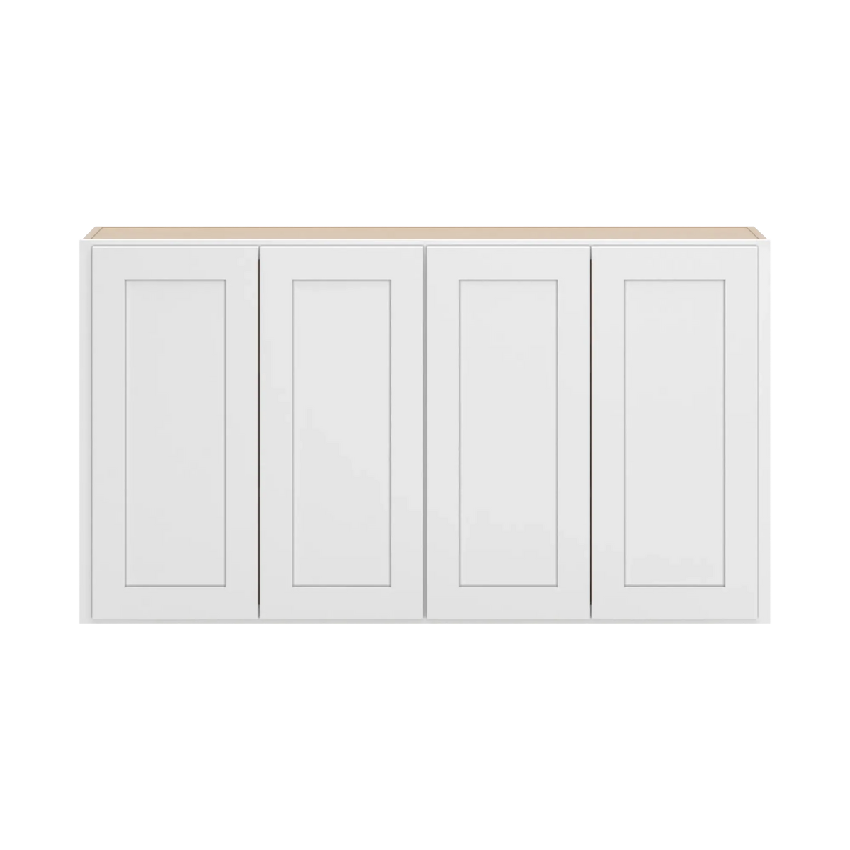 cnc luxor white 54 w x 30 h double door wall cabinet