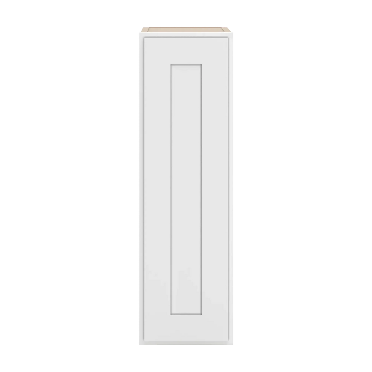 cnc luxor white 9 w x 30 h single door wall cabinet