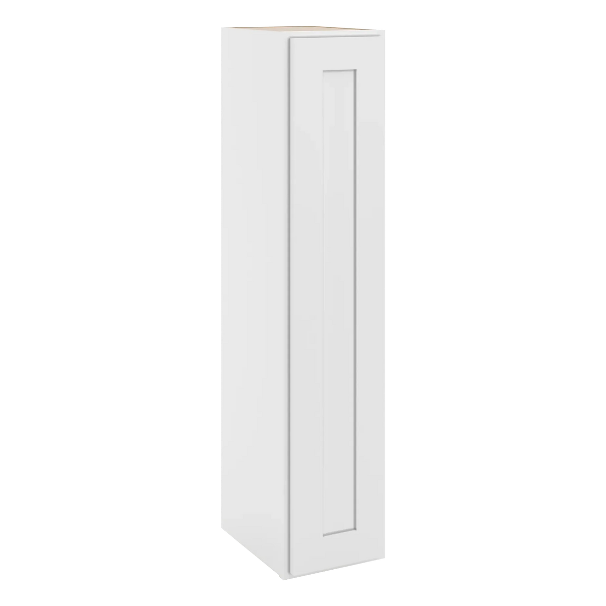 cnc luxor white 09 w x 42 h single door wall cabinet