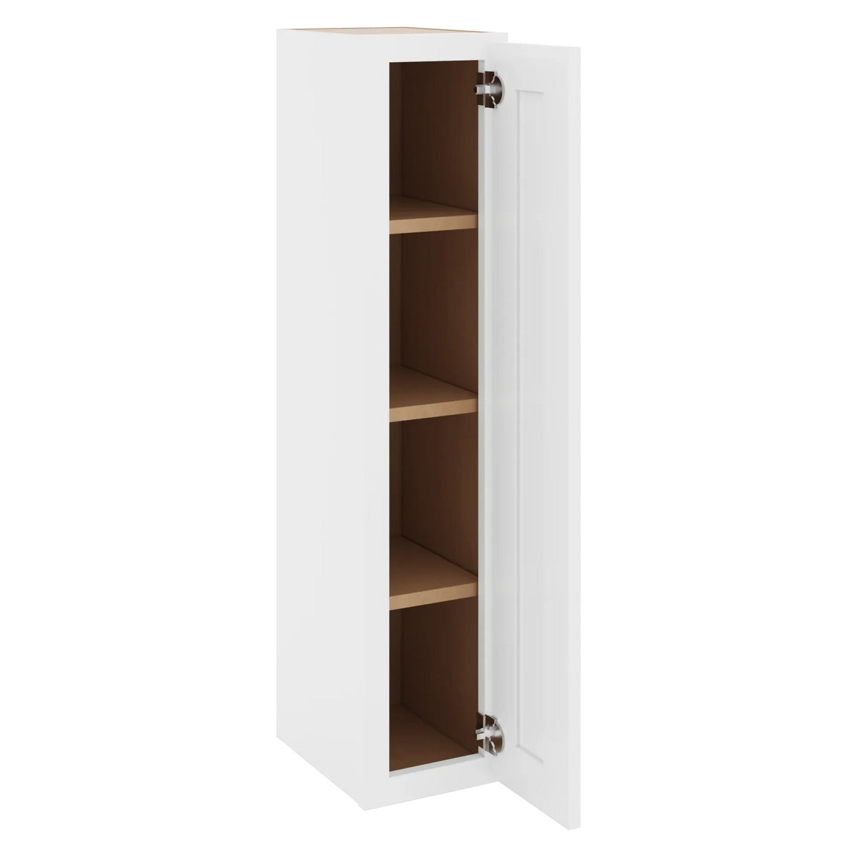 cnc luxor white 09 w x 42 h single door wall cabinet