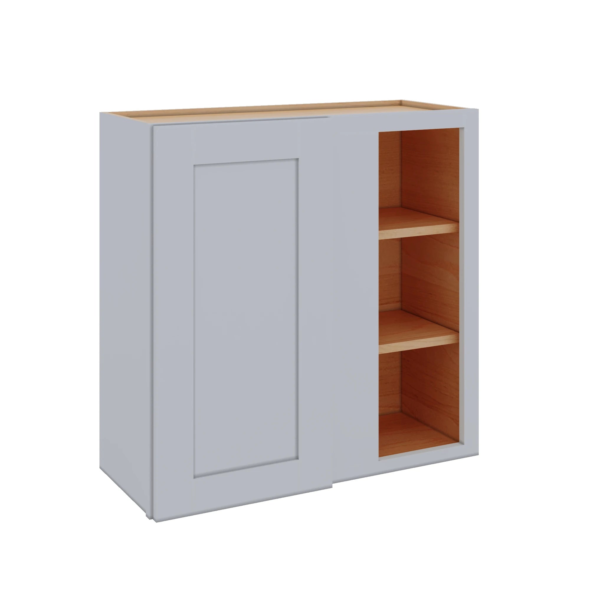 Modernform Cabinet Grey Shaker 30" W X 30" H X 12" D Single Door Blind Corner Wall Cabinet