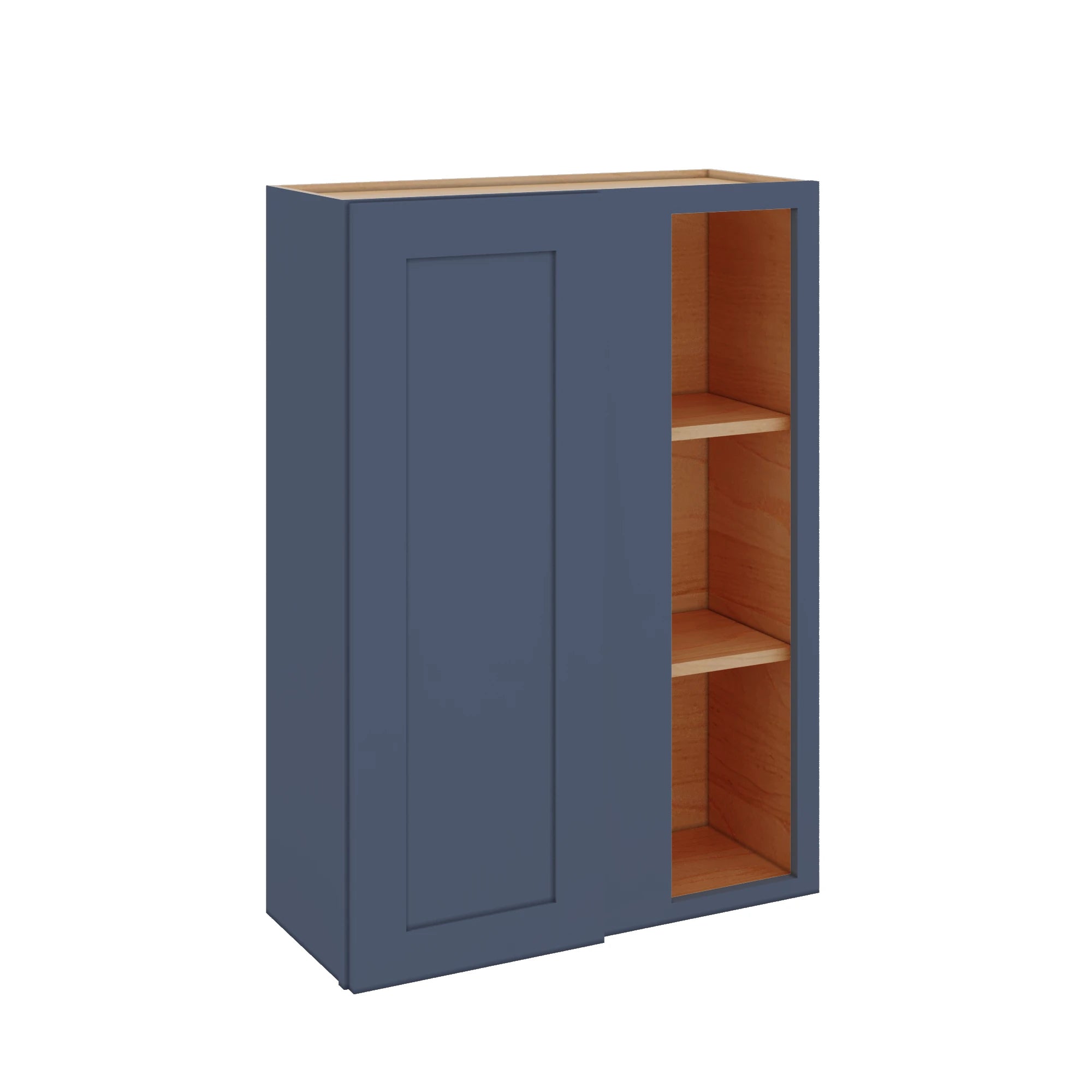 Modernform Cabinet Signature Blue 30" W X 42" H X 12" D Single Door Blind Corner Wall Cabinet