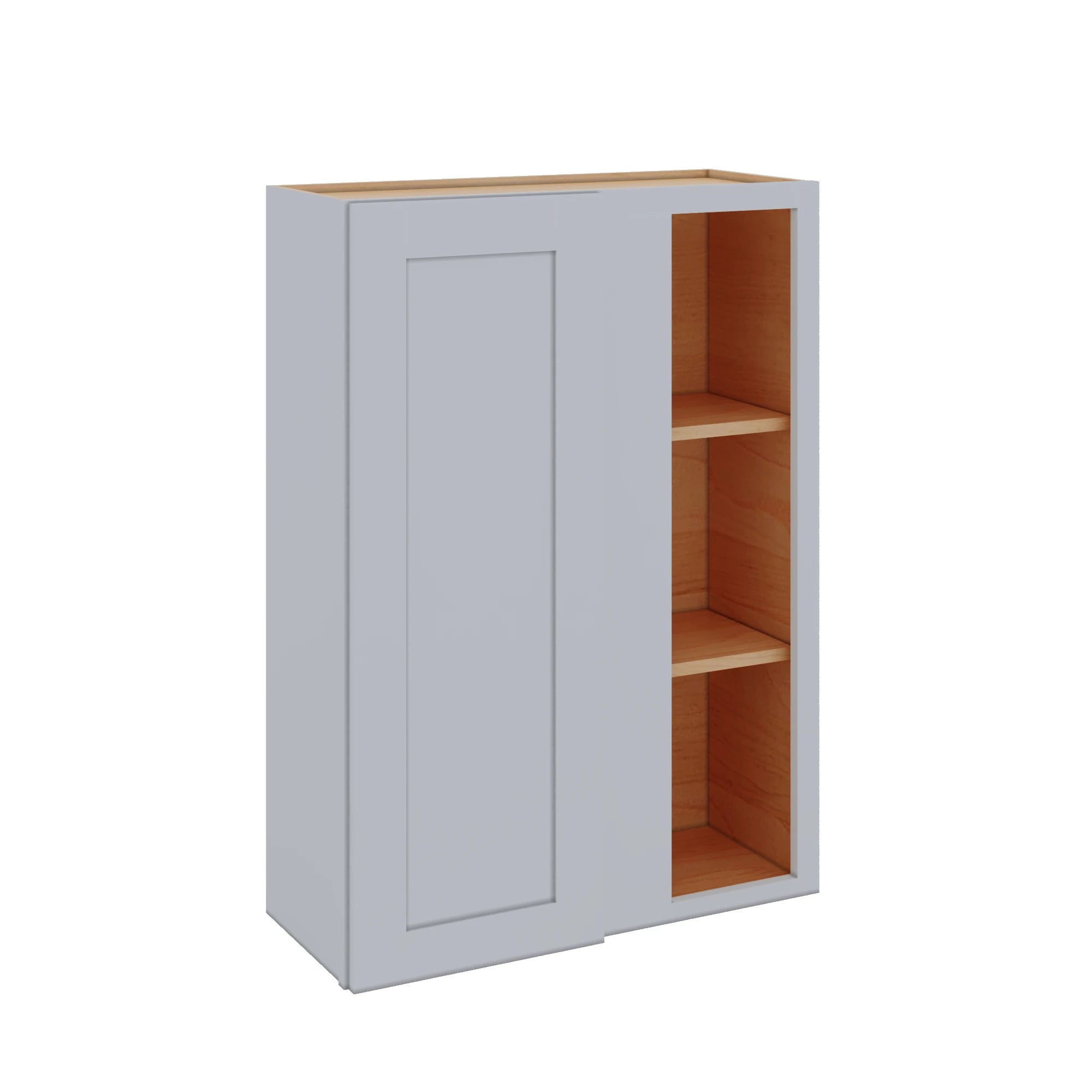 Modernform Cabinet Grey Shaker 30" W X 42" H X 12" D Single Door Blind Corner Wall Cabinet