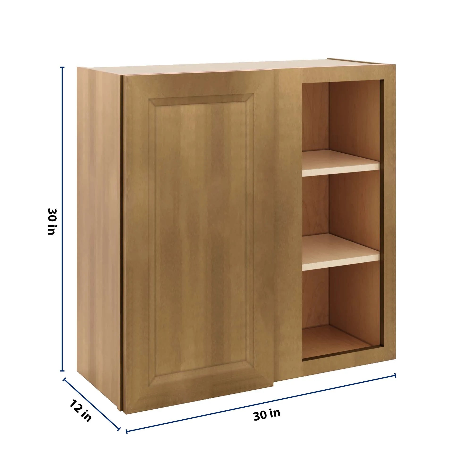 J&K Butterscotch B8 Blind Wall Cabinet - 30" W x 30" H