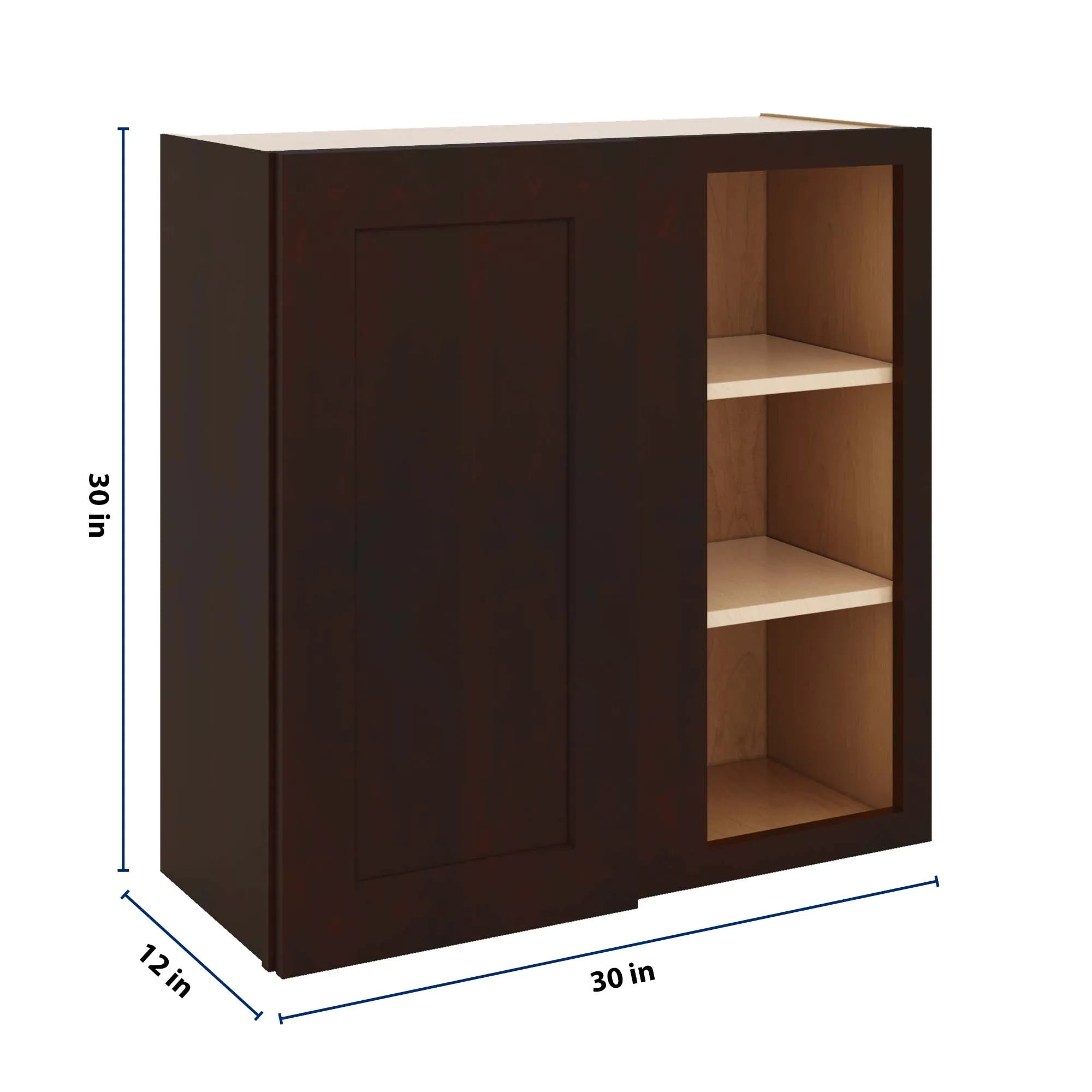 J&K Java Coffee S1 Blind Wall Cabinet - 30" W x 30" H